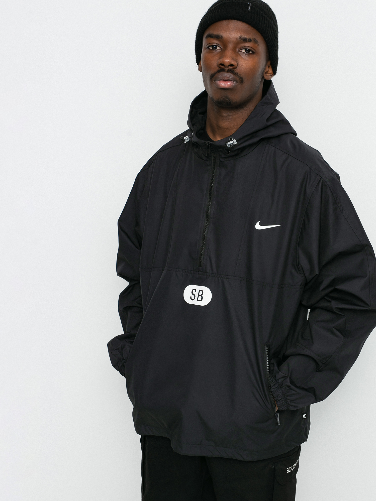 Kurtka Nike SB Half Zip (black/black/black/white)