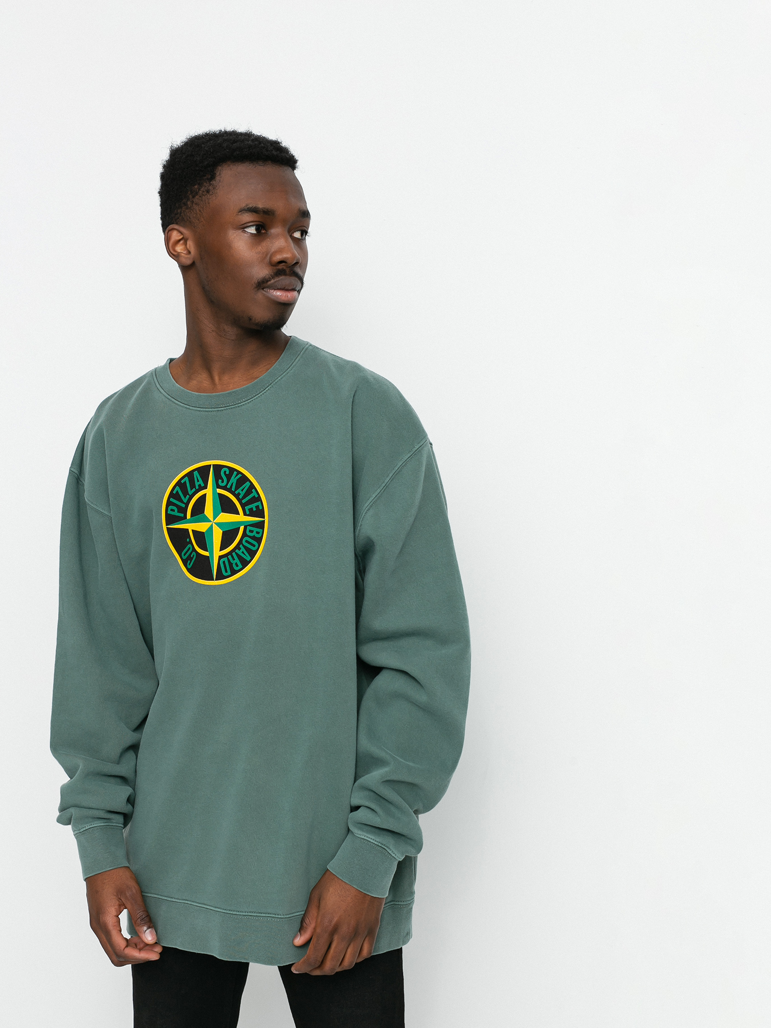Bluza Pizza Skateboards Stone HD (olive)