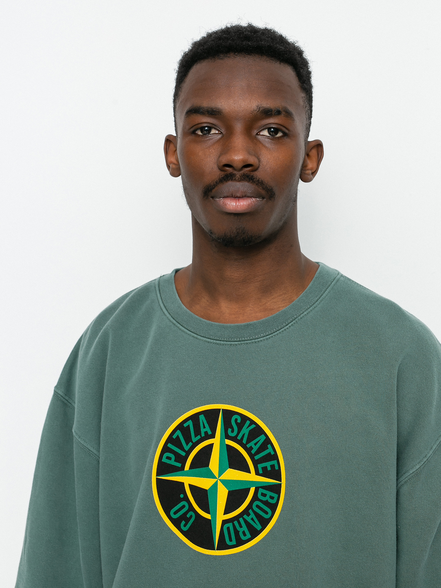 Bluza Pizza Skateboards Stone HD (olive)