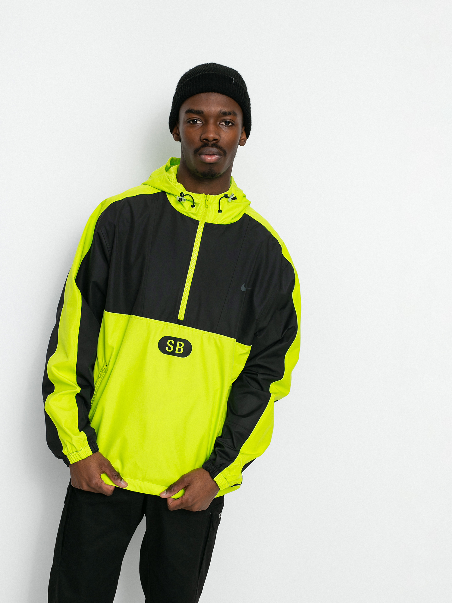 Kurtka Nike SB Half Zip (black/cyber/black/anthracite)