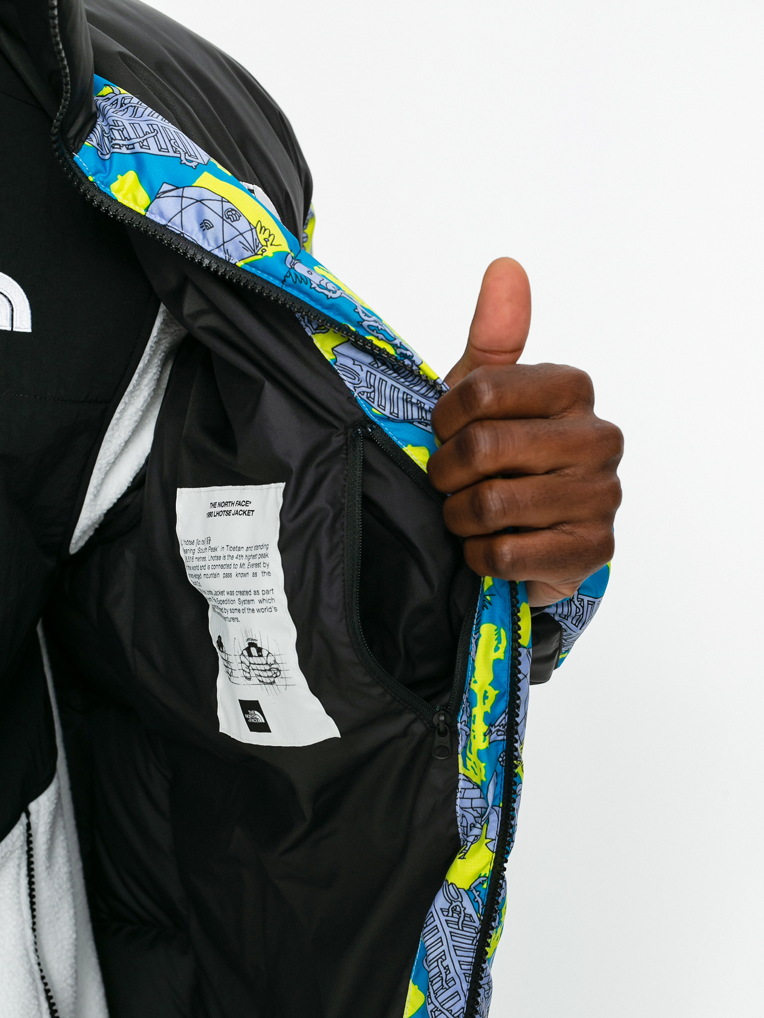 Kurtka The North Face Lhotse (sweet lavender urban by nature print)