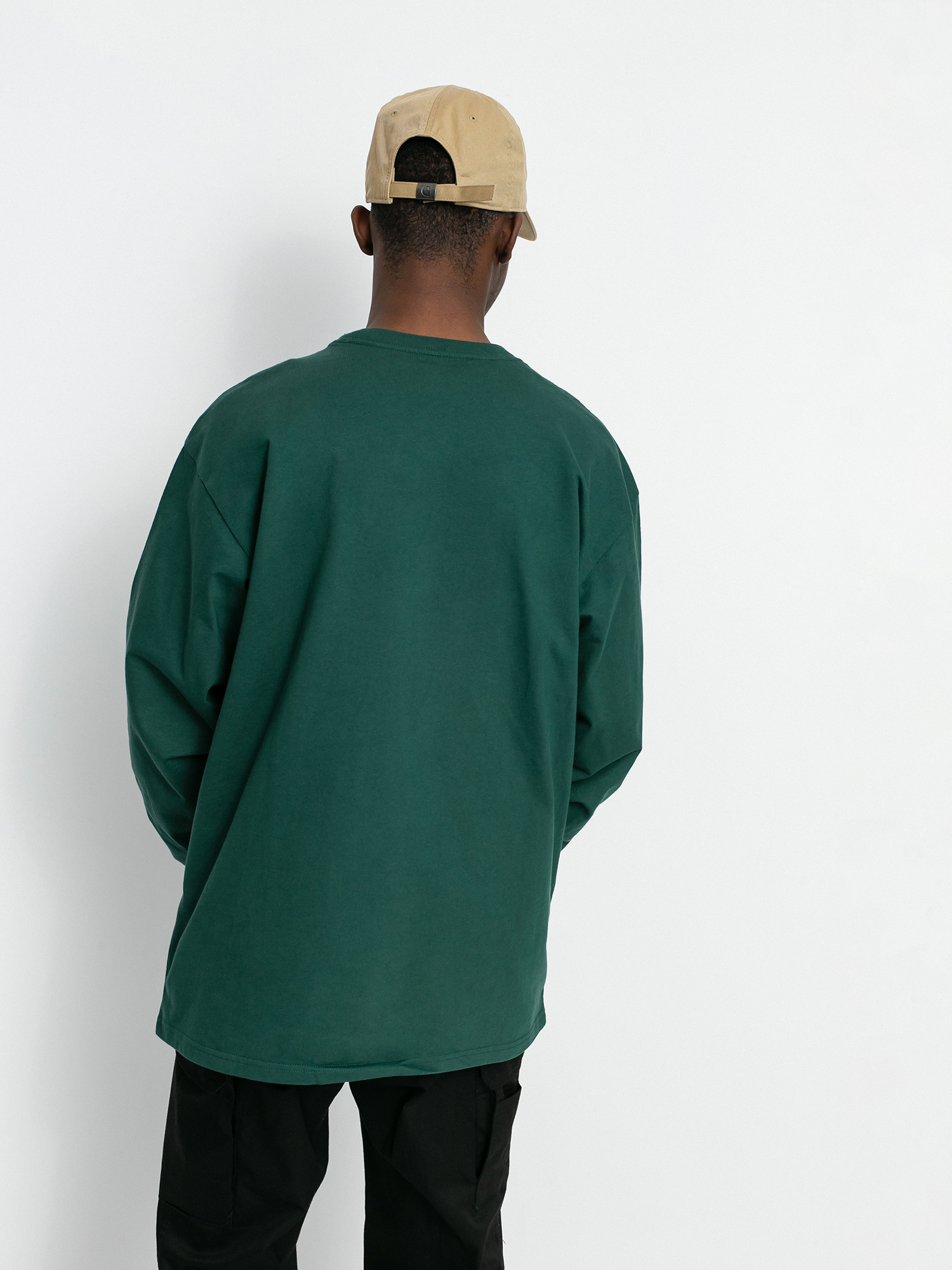 Longsleeve Carhartt WIP Chase (treehouse/gold)