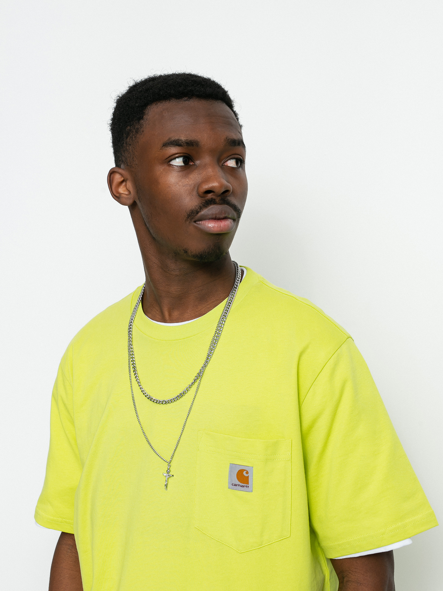 T-shirt Carhartt WIP Pocket (limeade)