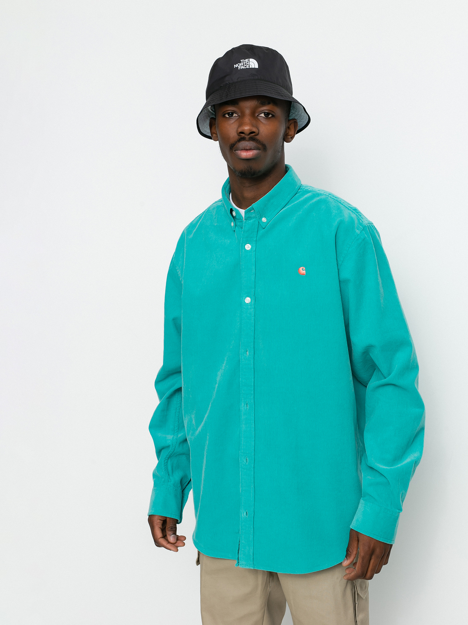 Koszula Carhartt WIP Madison Cord (bondi/shrimp)