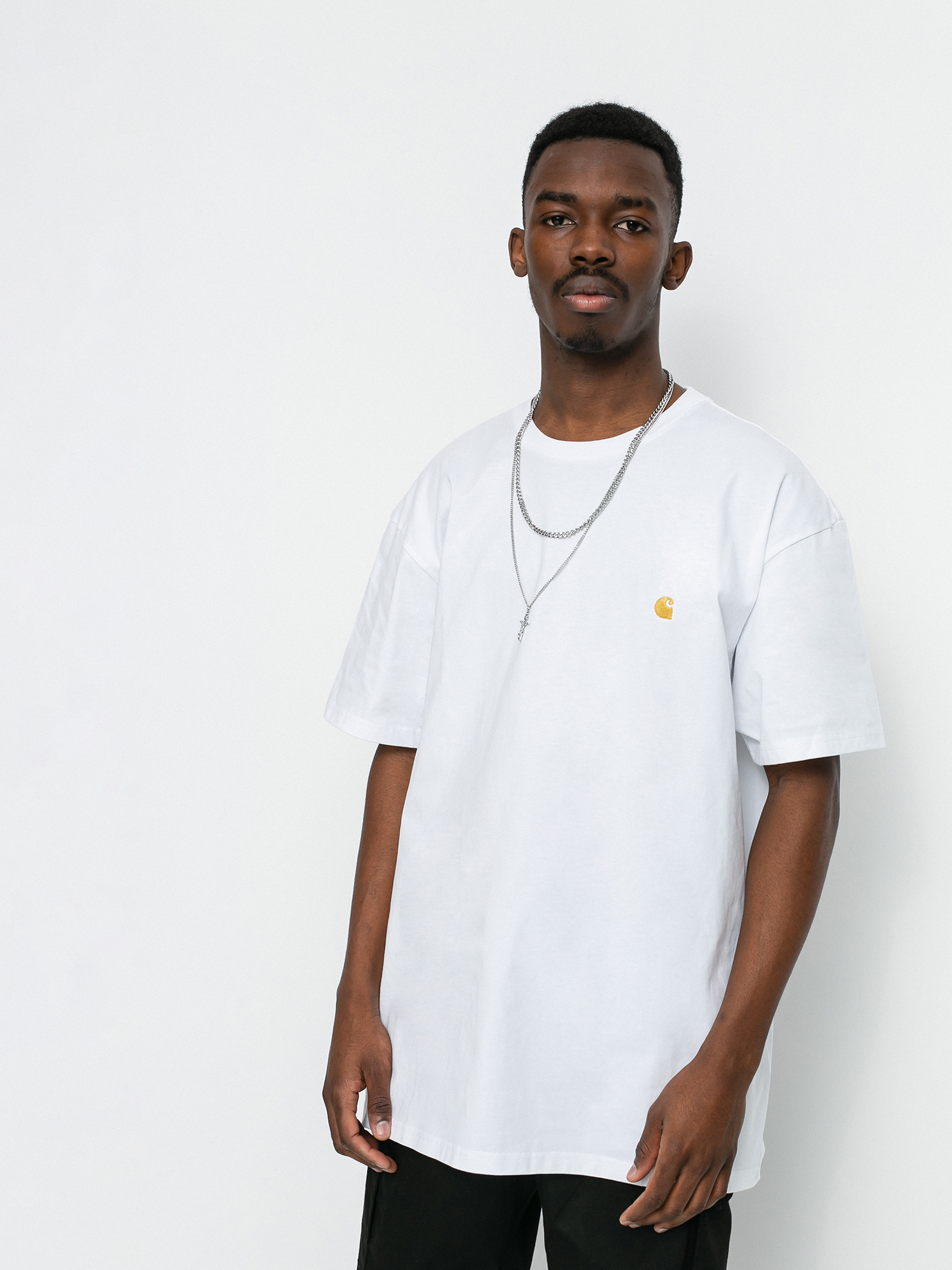 T-shirt Carhartt Chase (white/gold)