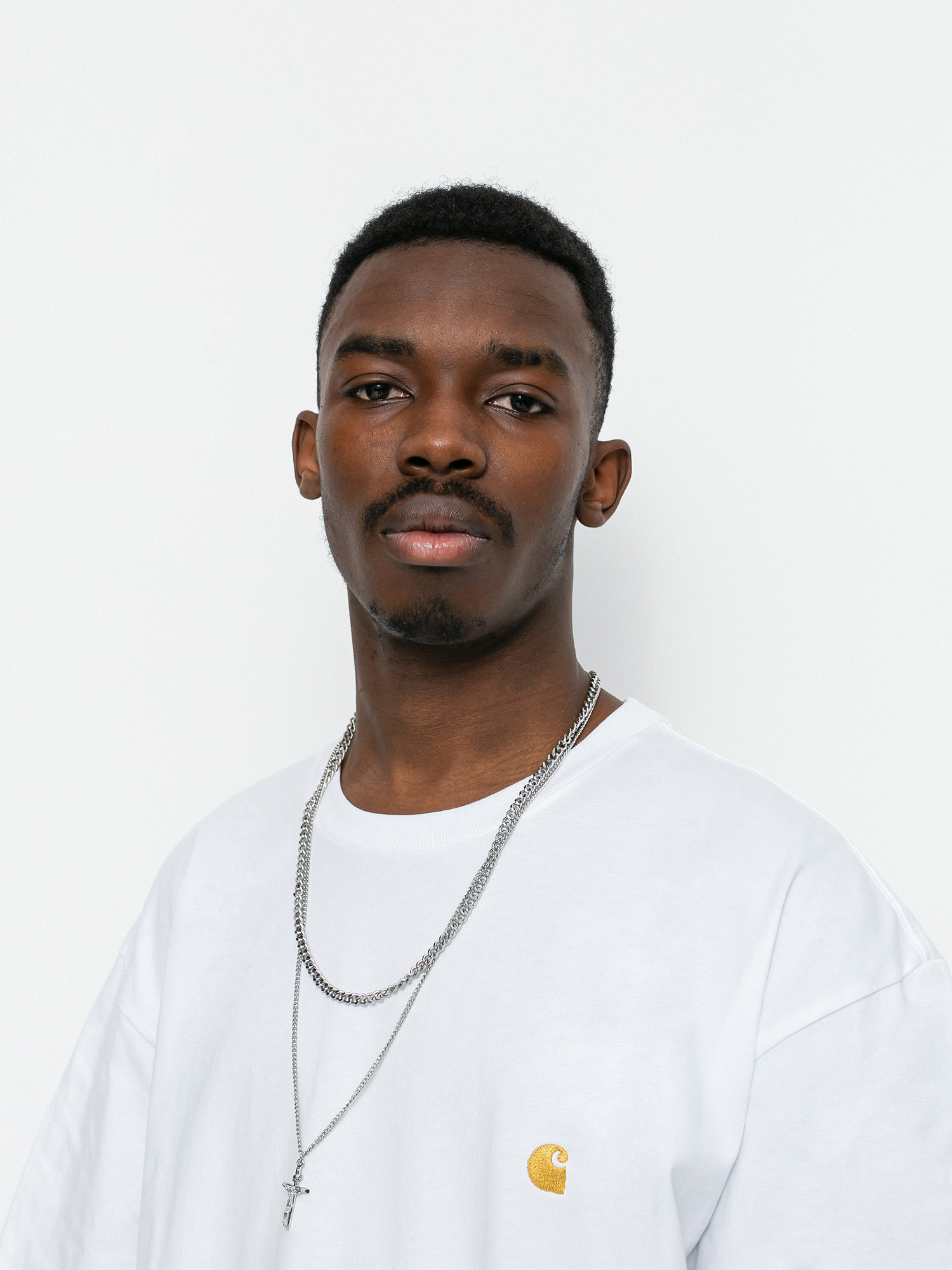 T-shirt Carhartt Chase (white/gold)