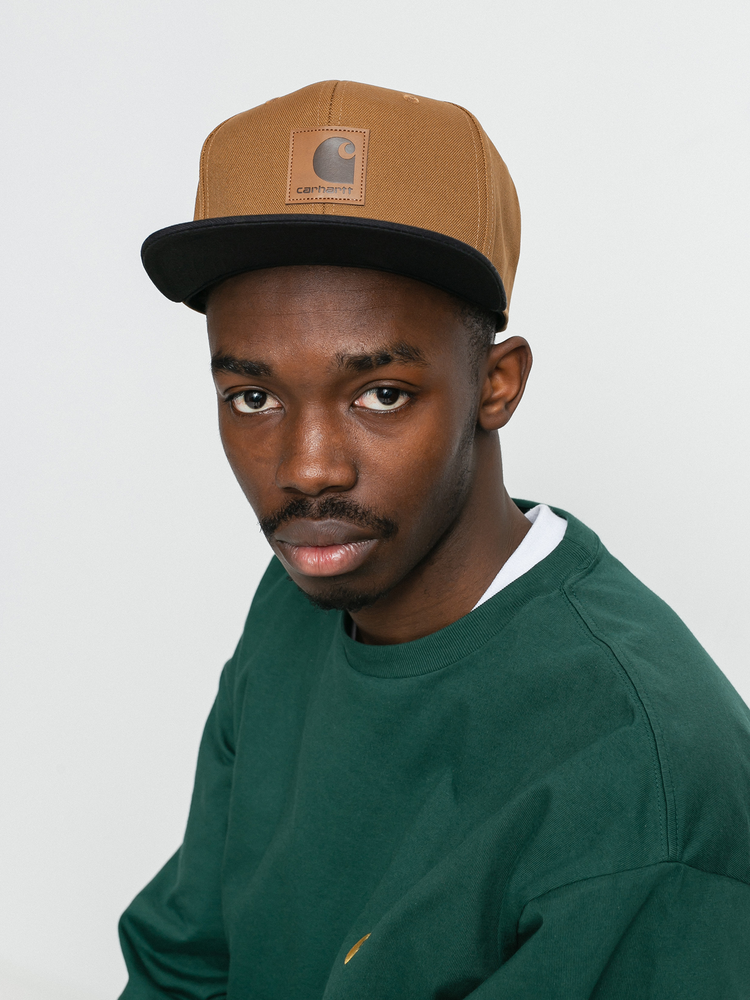 Czapka z daszkiem Carhartt WIP Logo ZD (hamilton brown/black)