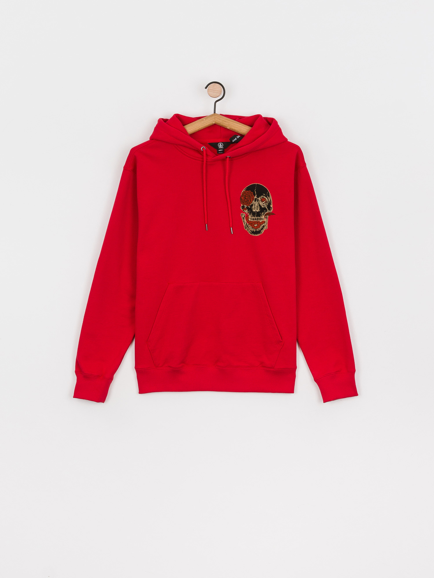 Bluza z kapturem Volcom Fa HD (carmine red)