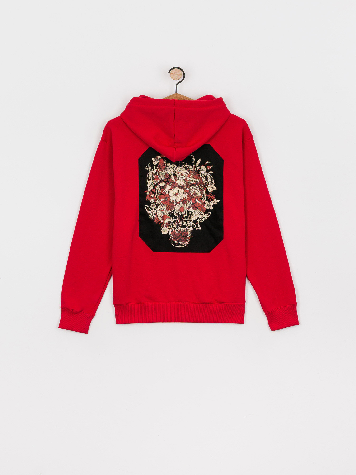 Bluza z kapturem Volcom Fa HD (carmine red)