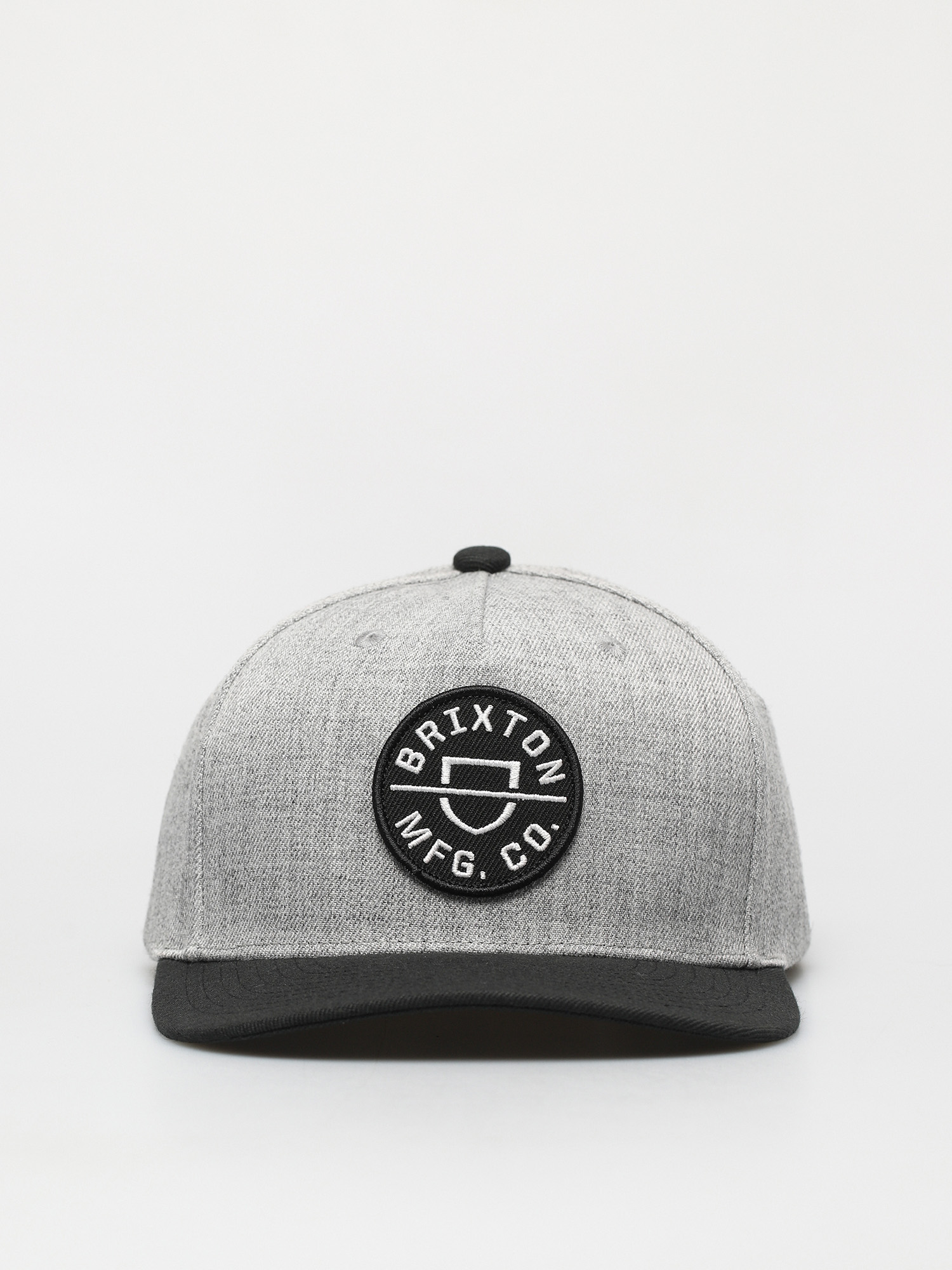 Czapka z daszkiem Brixton Crest C Mp Snbk (heather grey/black)