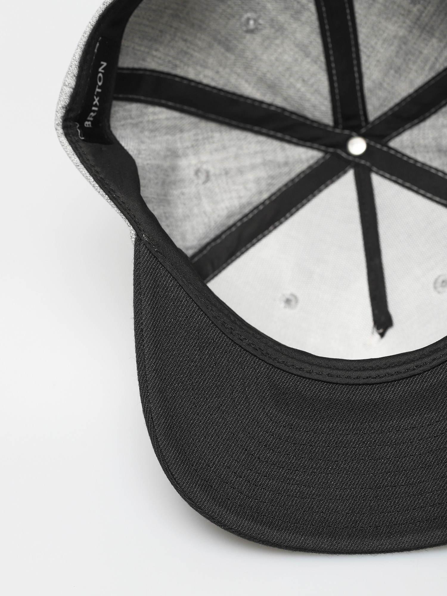 Czapka z daszkiem Brixton Crest C Mp Snbk (heather grey/black)