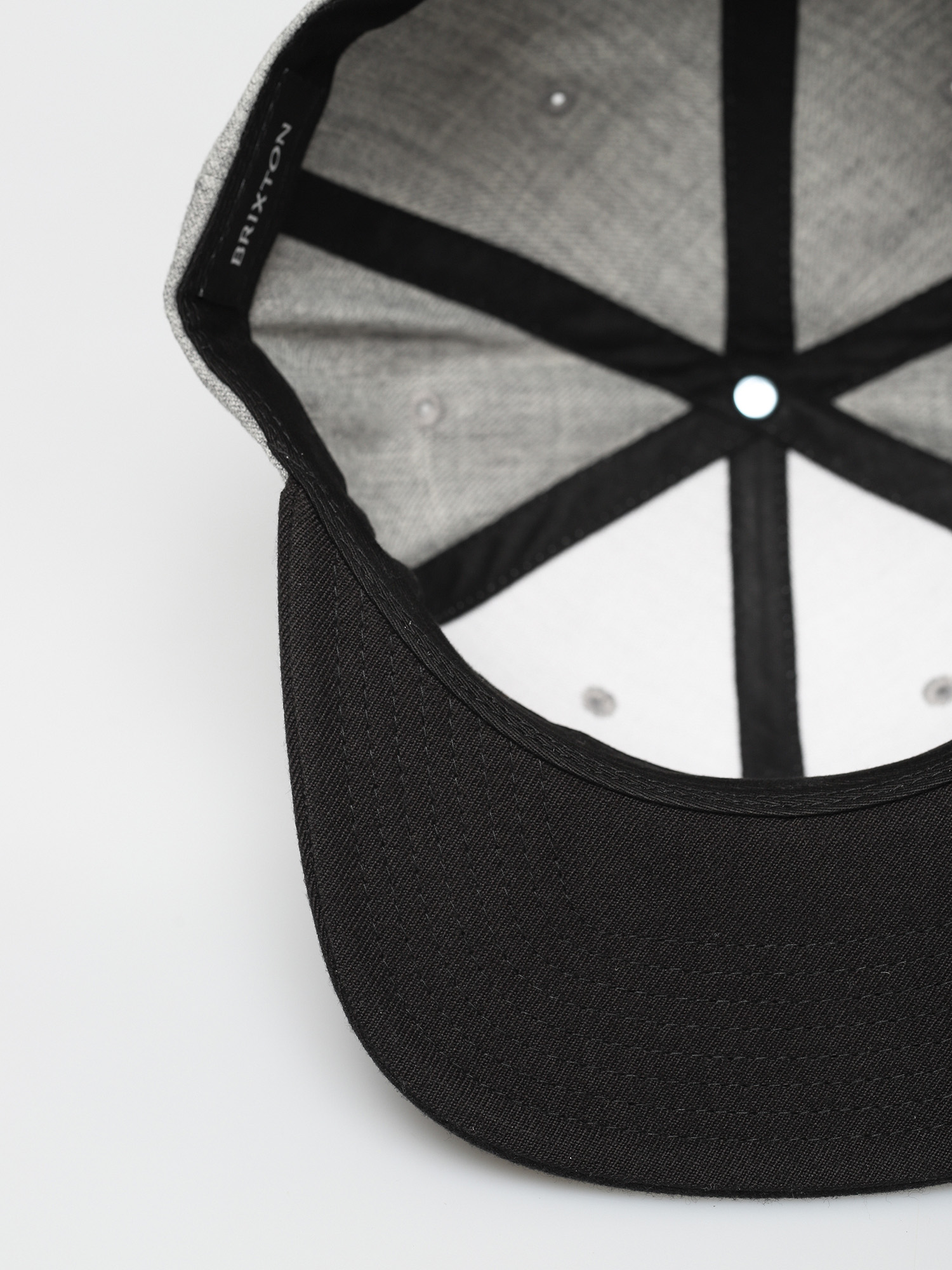 Czapka z daszkiem Brixton Rival Mp ZD (heather grey/black/black)