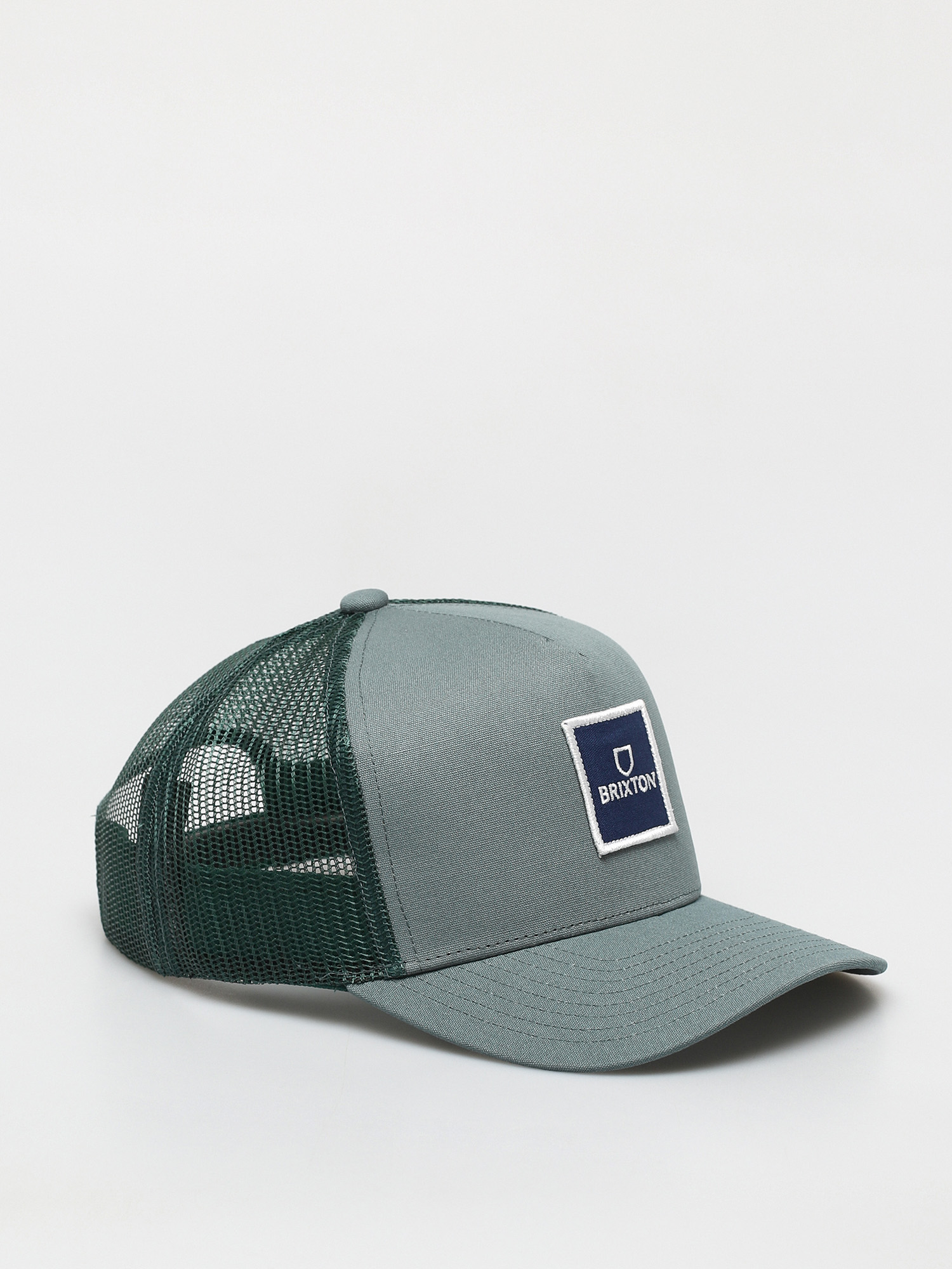 Czapka z daszkiem Brixton Alpha Block X C Mp Mesh ZD (silver pine)