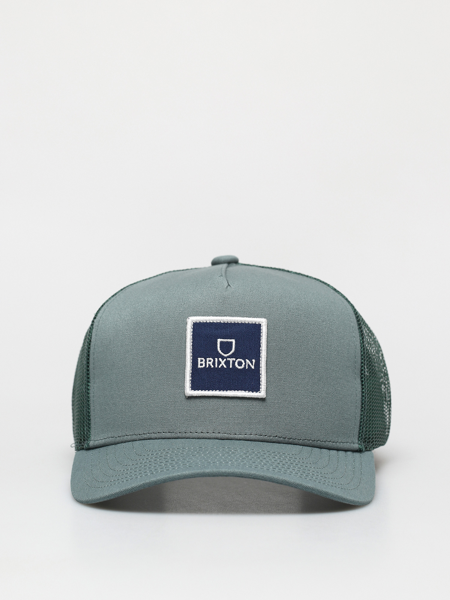 Czapka z daszkiem Brixton Alpha Block X C Mp Mesh ZD (silver pine)