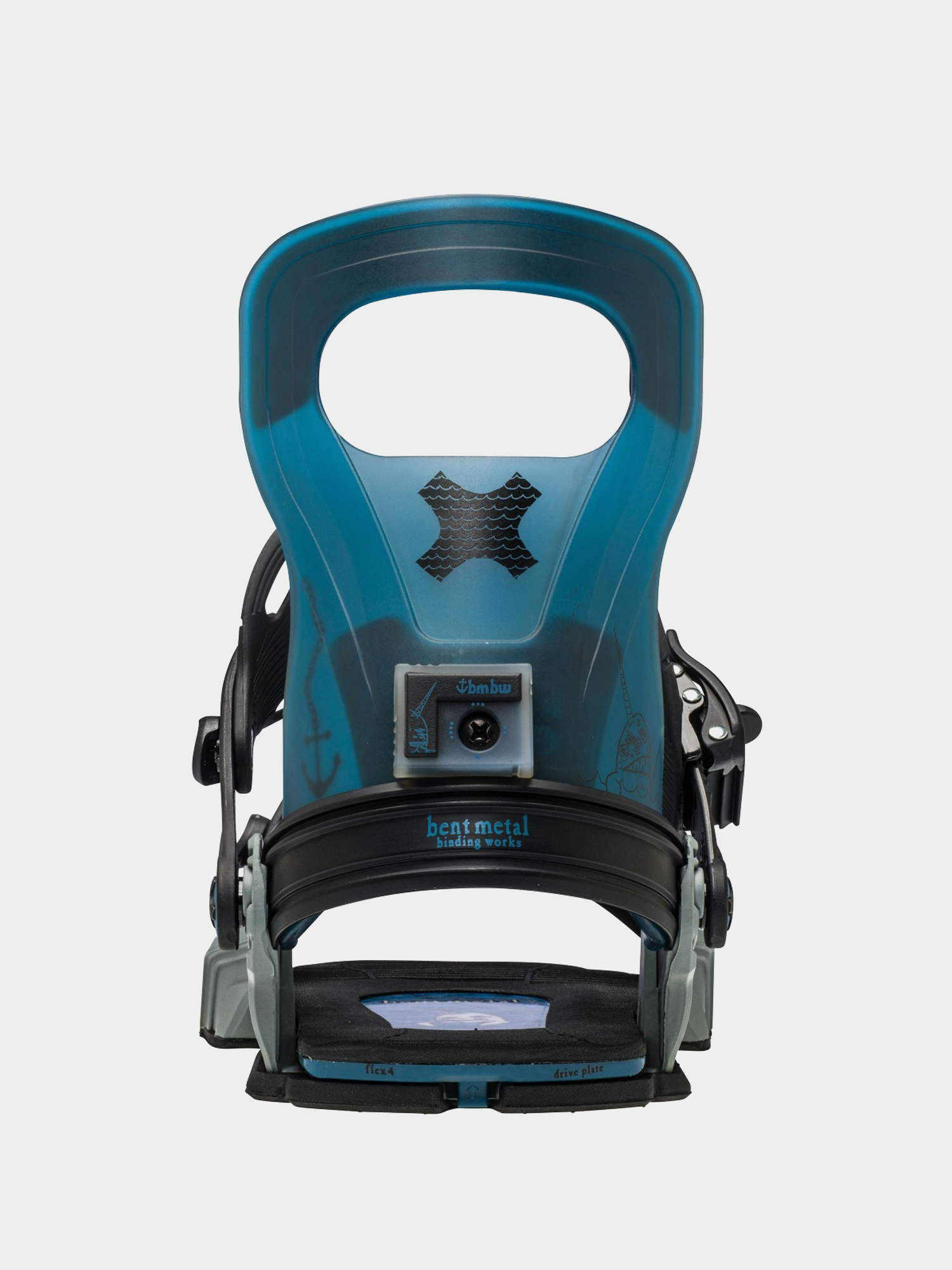 Męskie Wiązania snowboardowe Bent Metal Logic (blue)