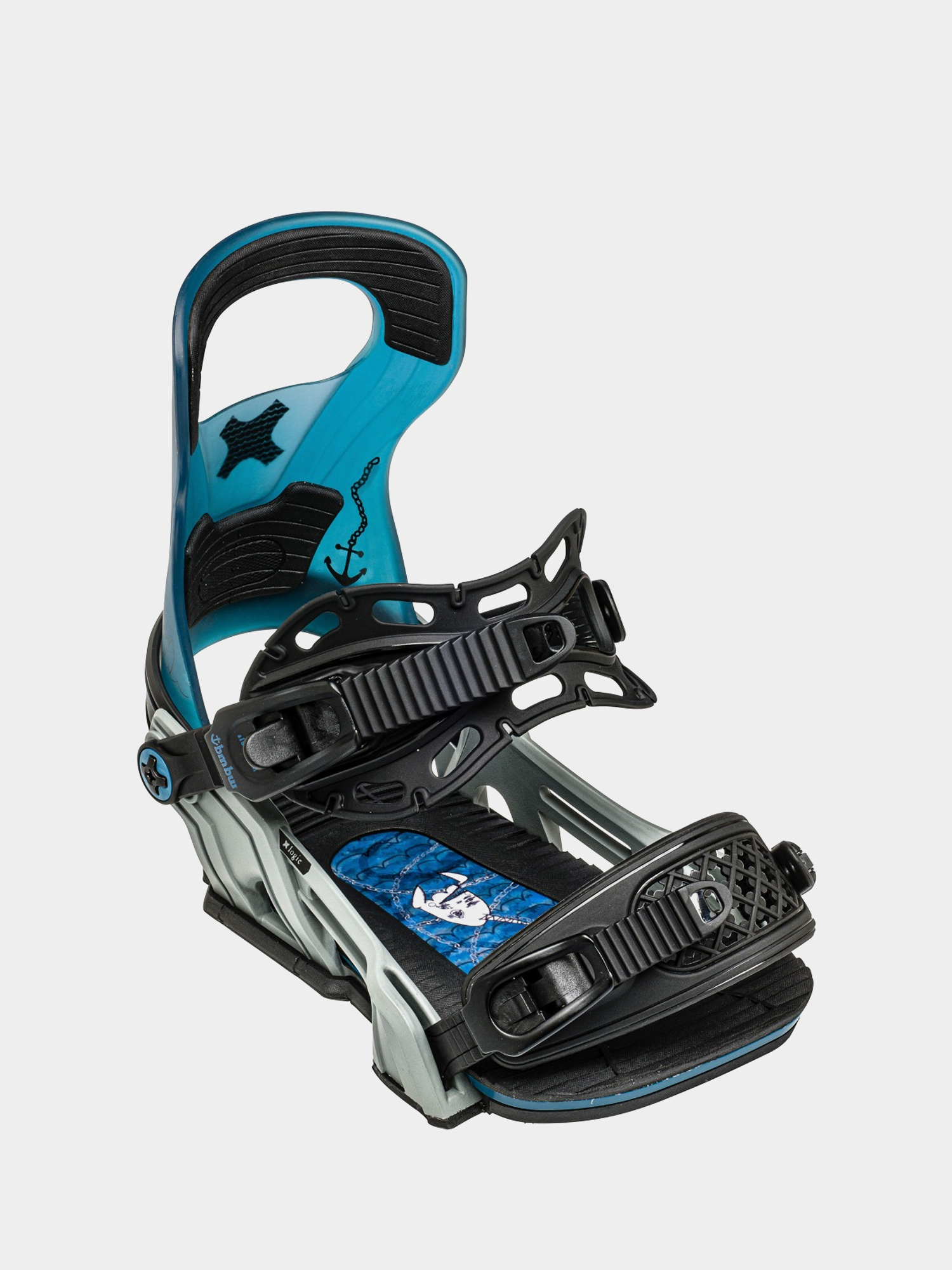 Męskie Wiązania snowboardowe Bent Metal Logic (blue)