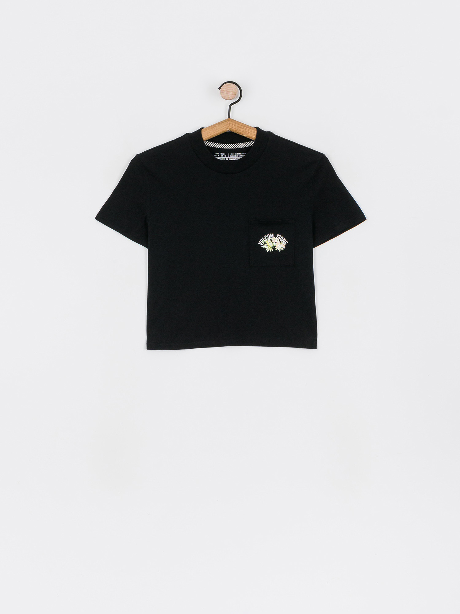 T-shirt Volcom Pocket Dial Wmn (black)