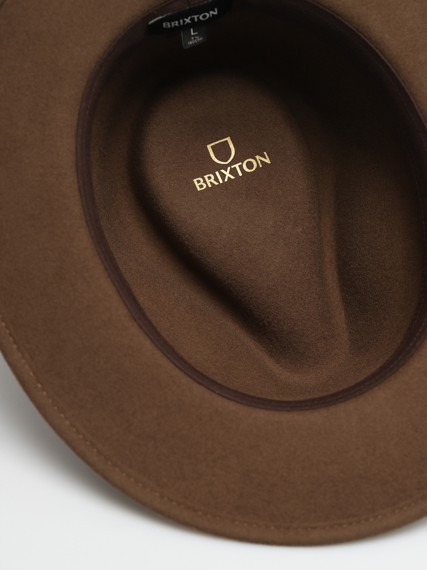 Kapelusz Brixton Messer Fedora (toffee)
