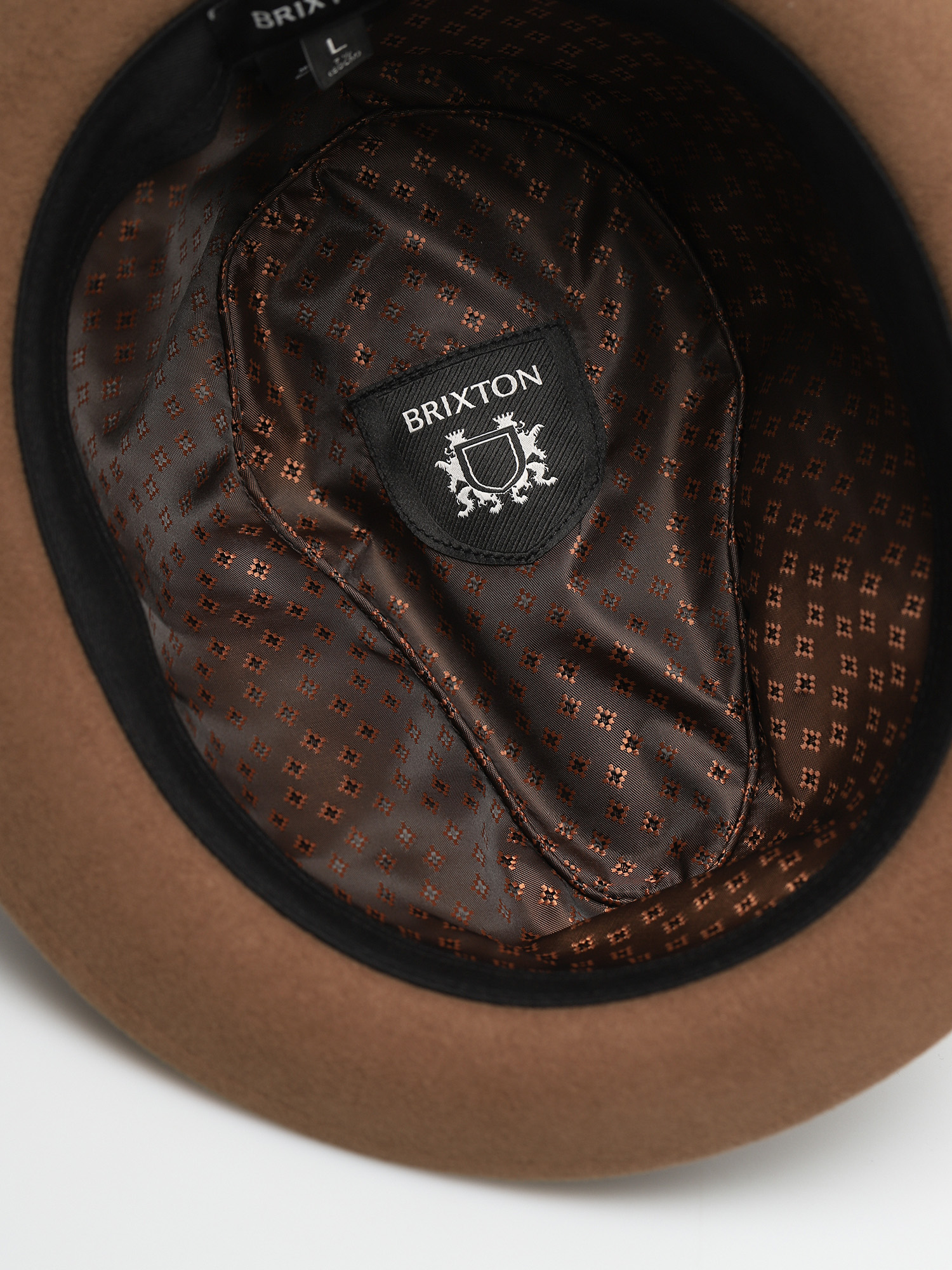Kapelusz Brixton Gain Fedora (washed copper)