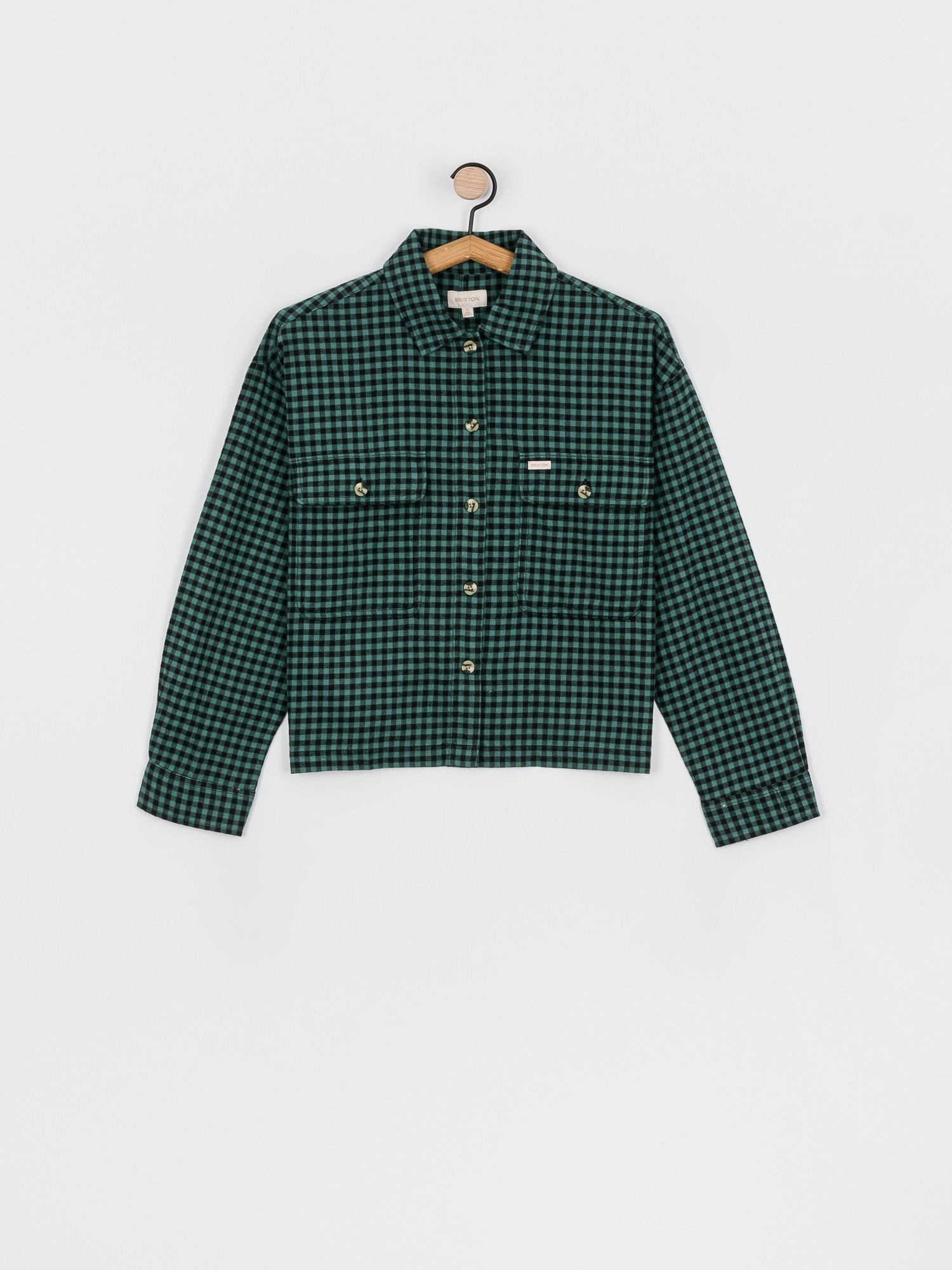 Koszula Brixton Bowery W Lw Flannel Ls Wmn (silver pine)
