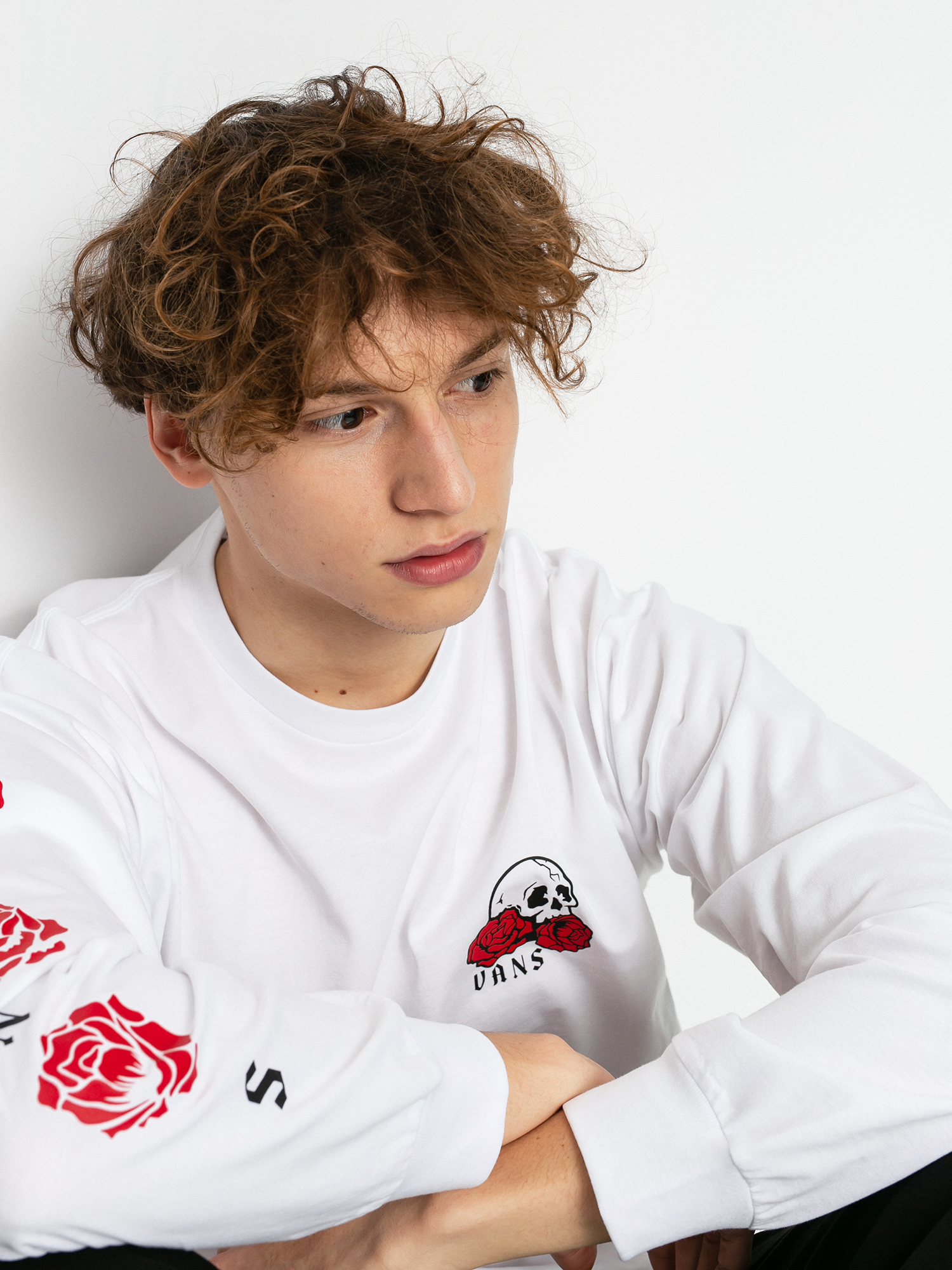 Longsleeve Vans Rose Bed  (white)