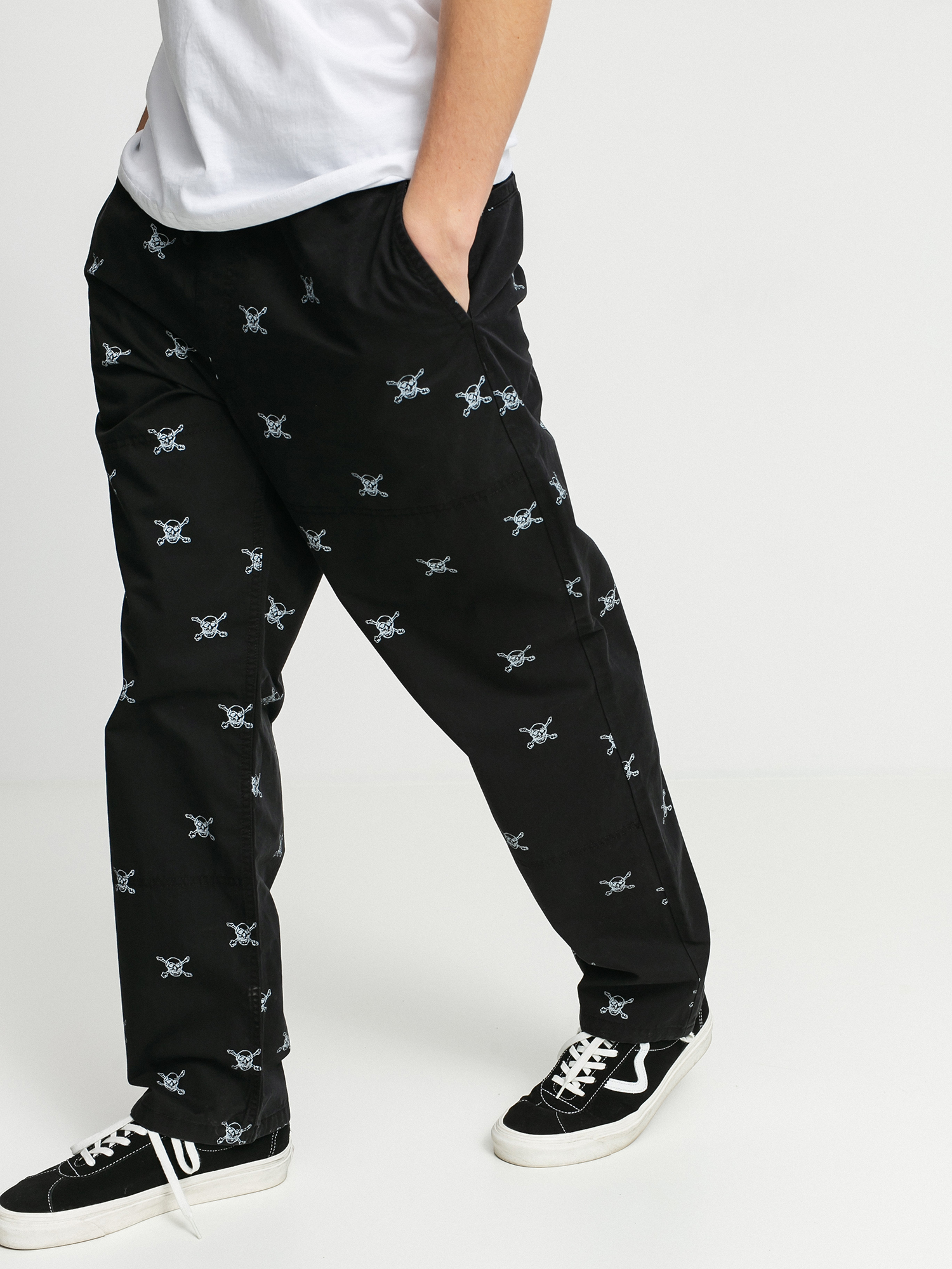Spodnie Vans Embarcadero Pant III (black new varsity)