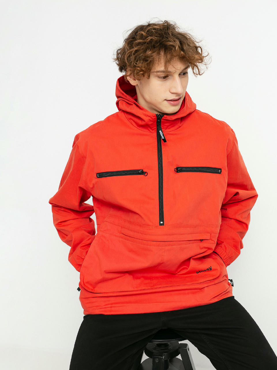 Kurtka Stussy Big Pocket Anorak (red)