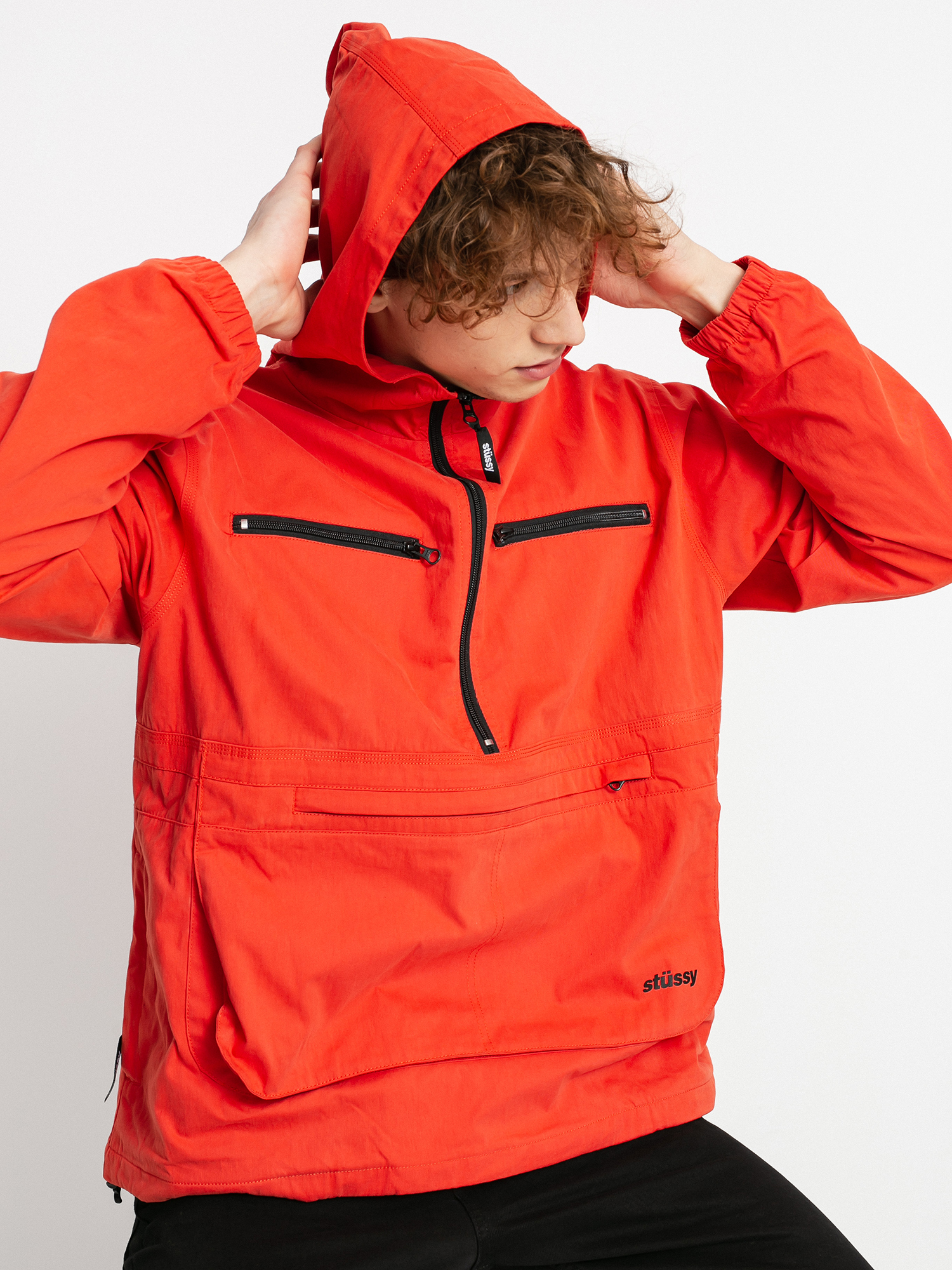 Kurtka Stussy Big Pocket Anorak (red)