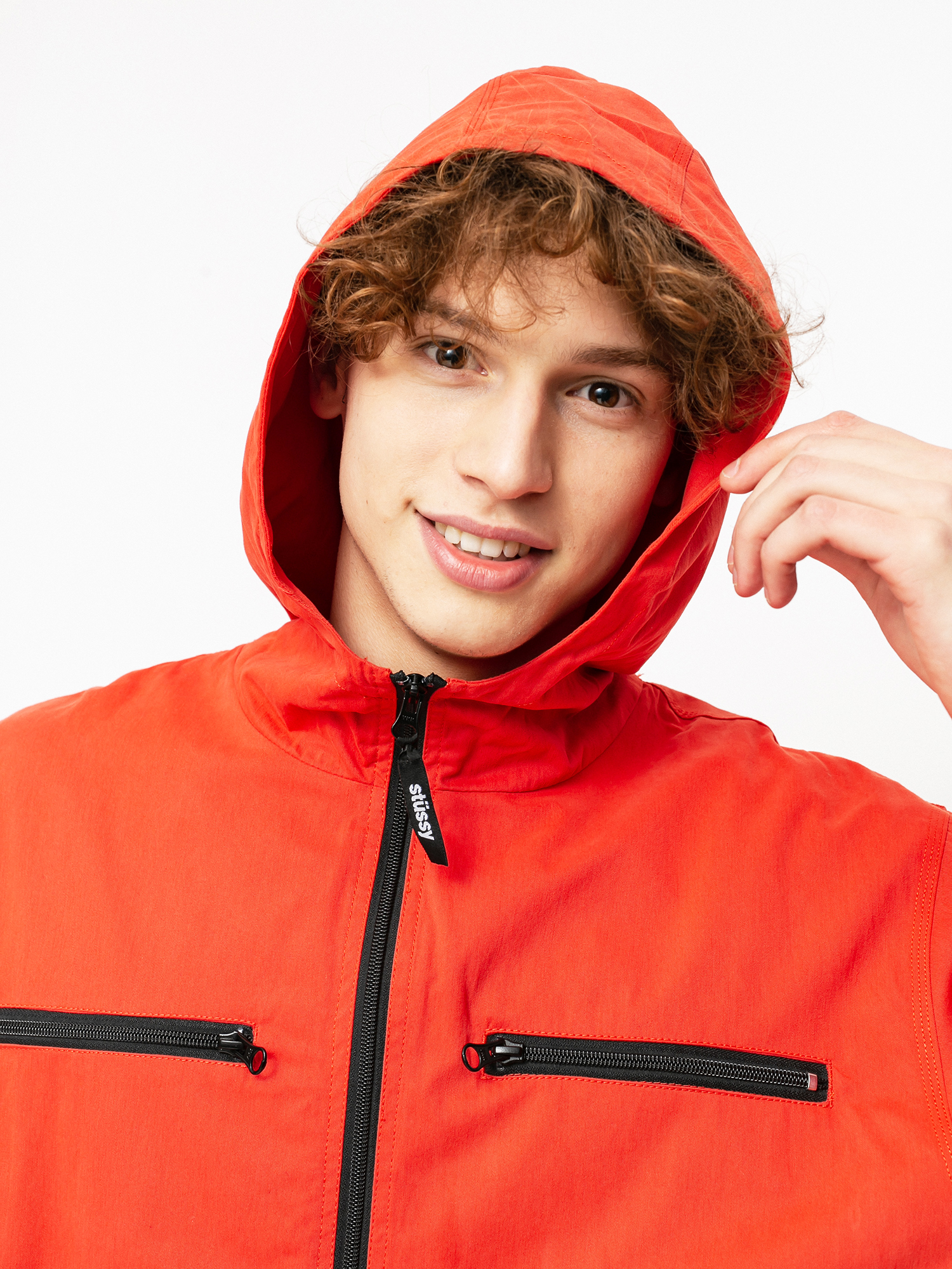 Kurtka Stussy Big Pocket Anorak (red)