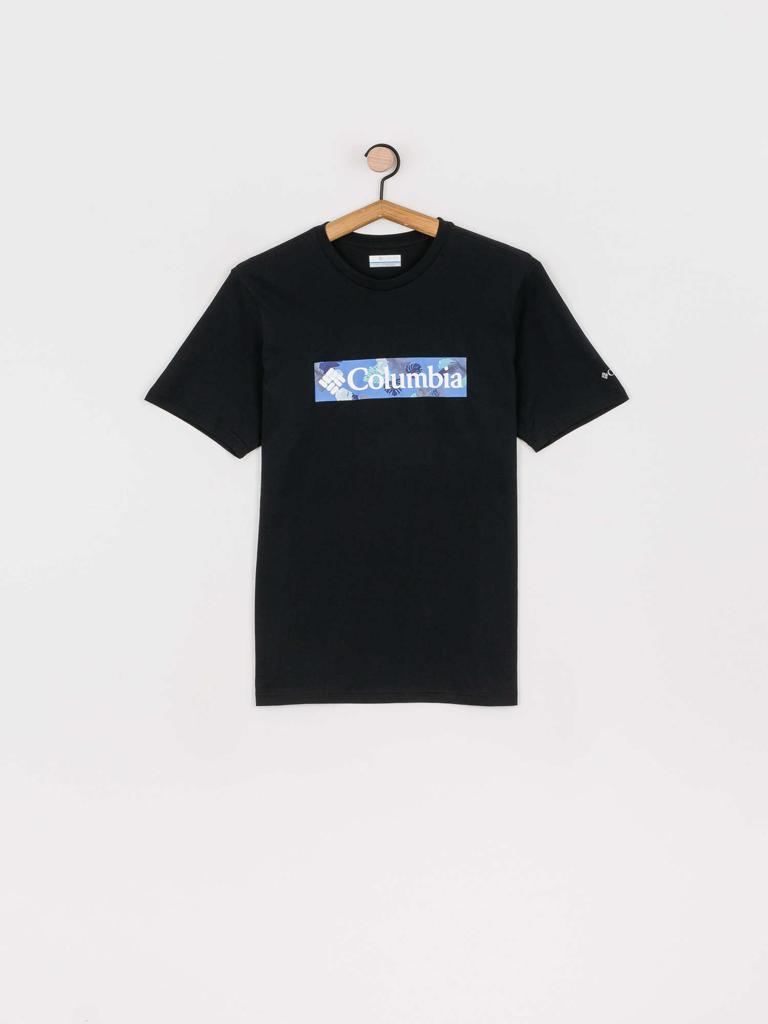 T-shirt Columbia Rapid Ridge (black/white framed floral)