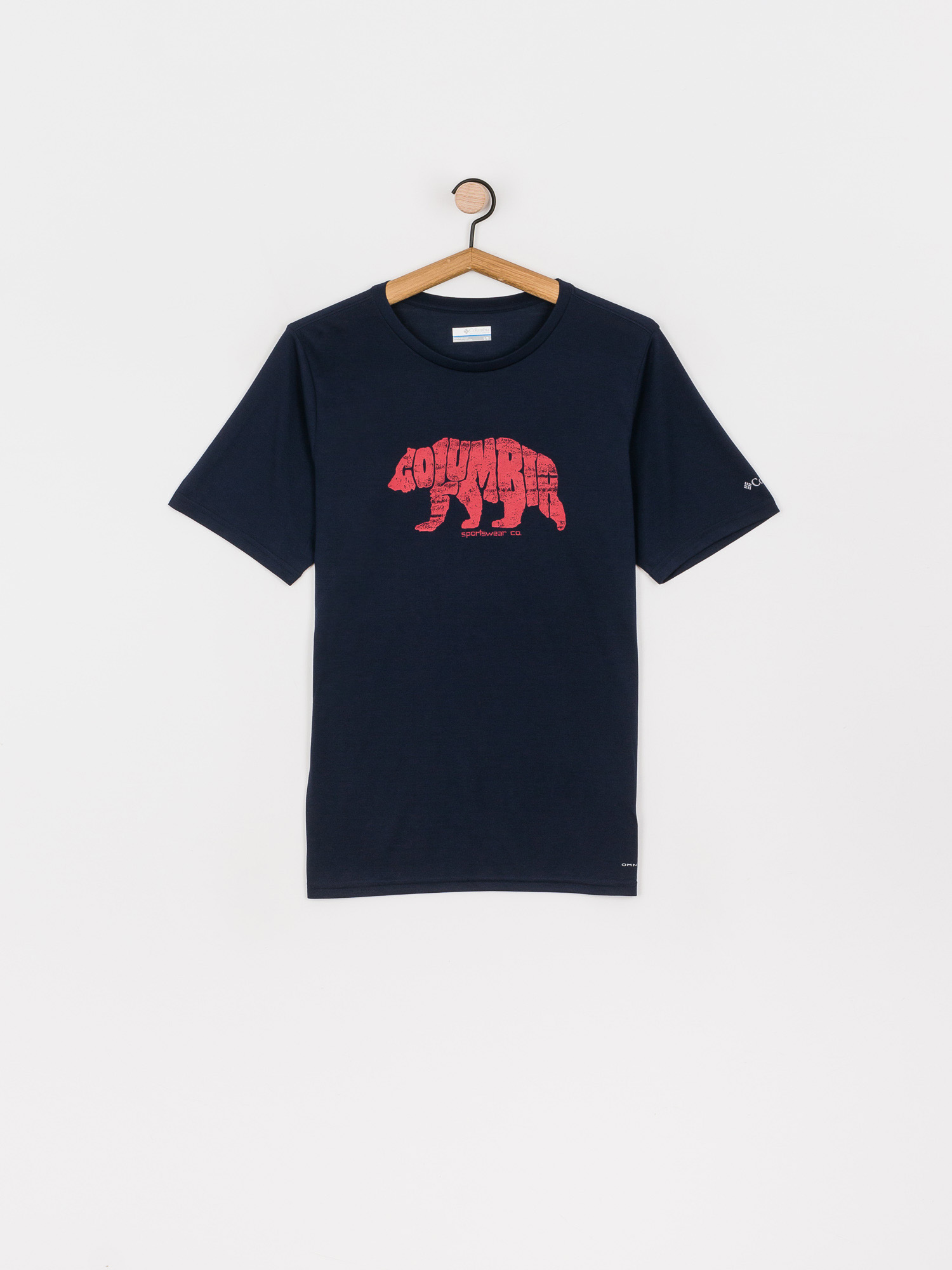 T-shirt Columbia Terra Vale II (collegiate navy grizzly walk)