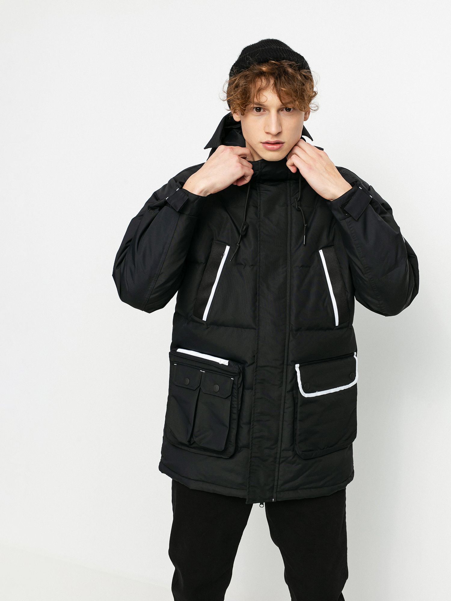 Kurtka Converse Down Mid Length (converse black)