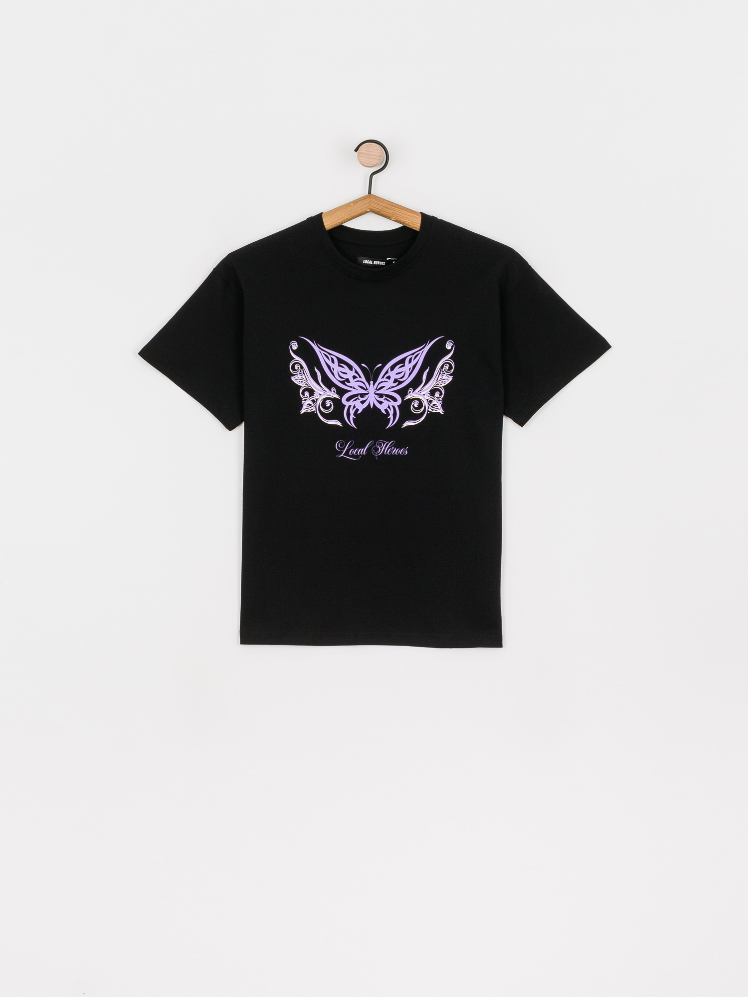 T-shirt Local Heroes Butterfly Tribal Wmn (black)