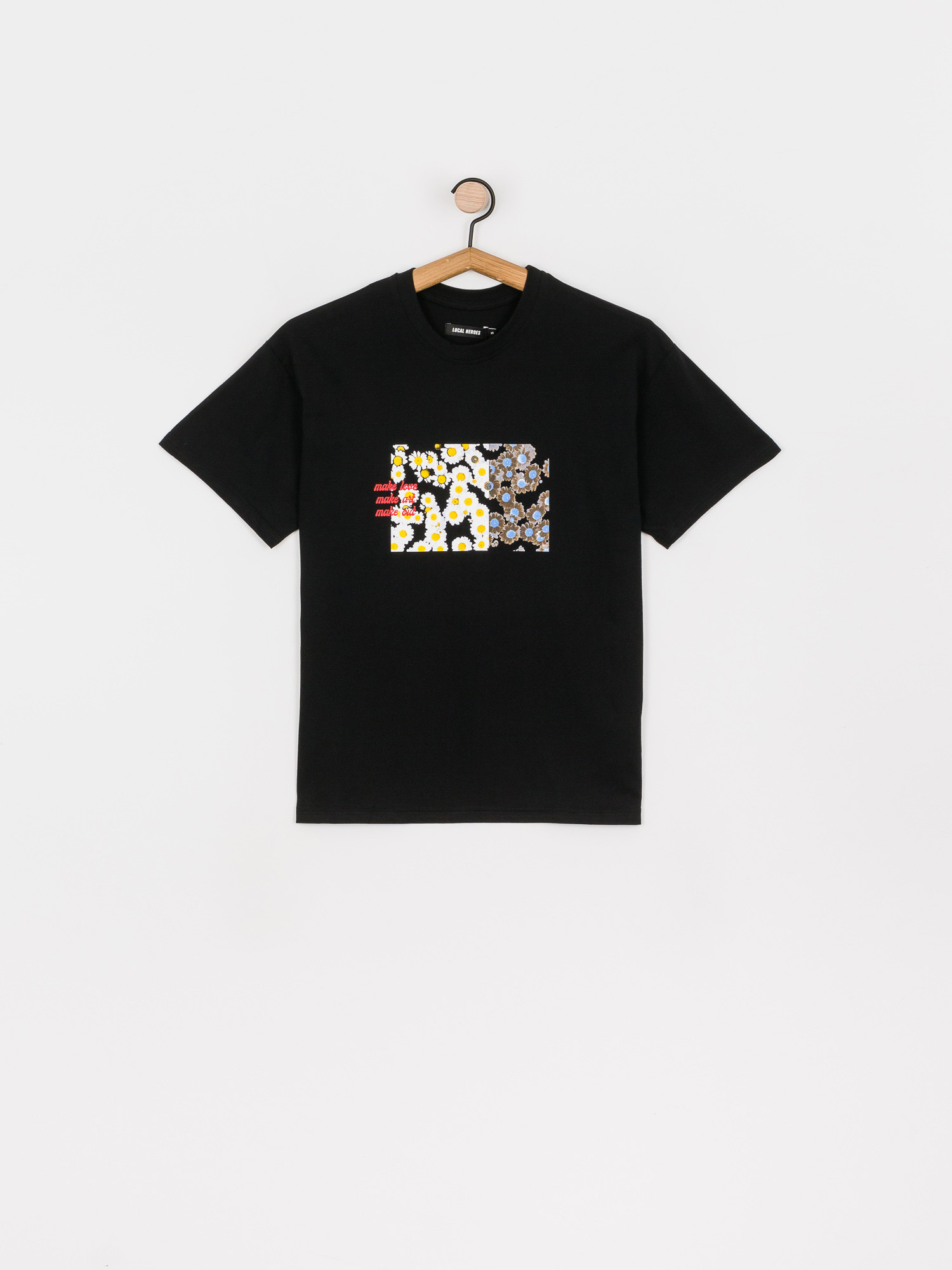 T-shirt Local Heroes Daisy Fields Wmn (black)