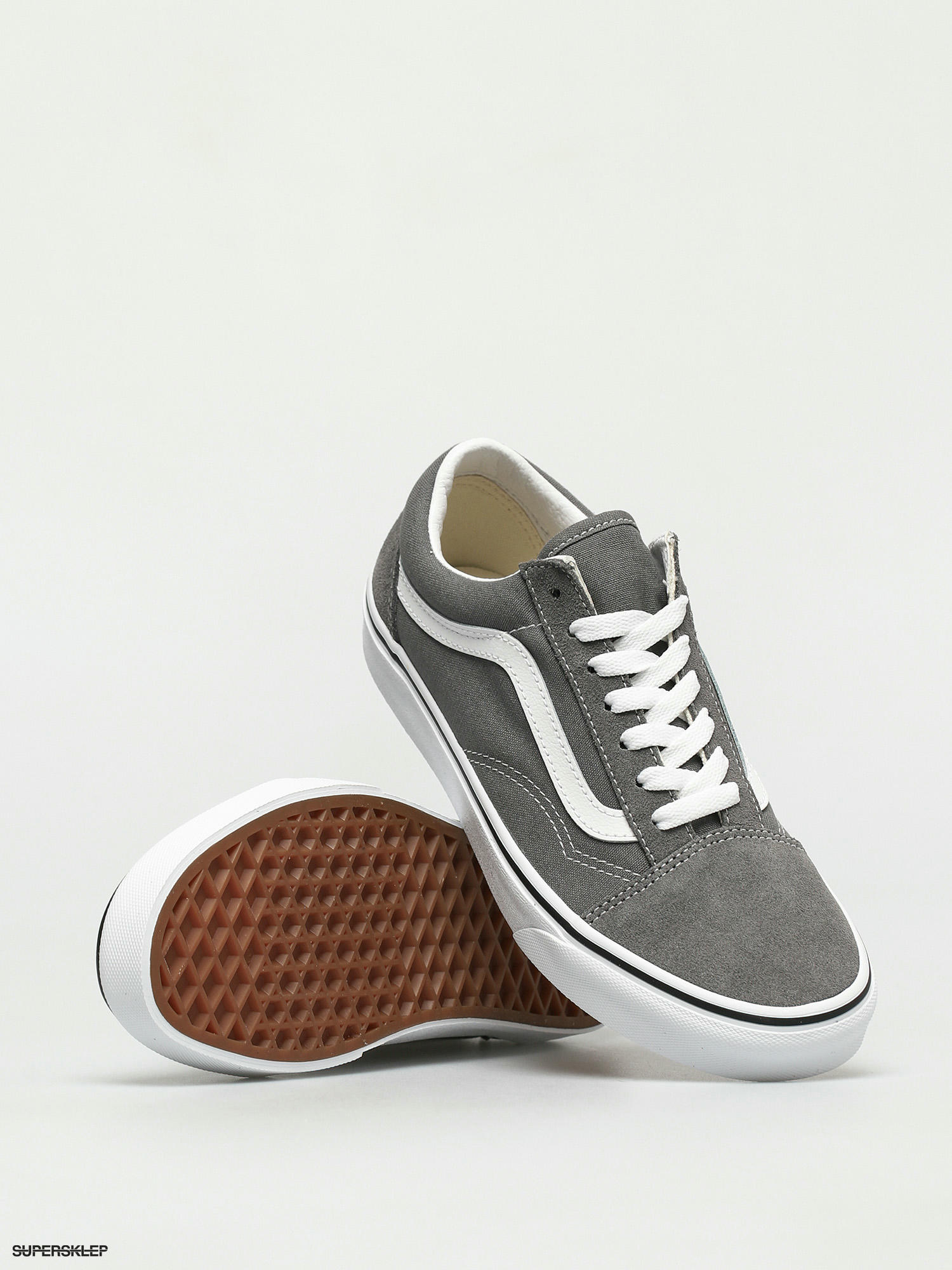 Vans pewter hotsell true white