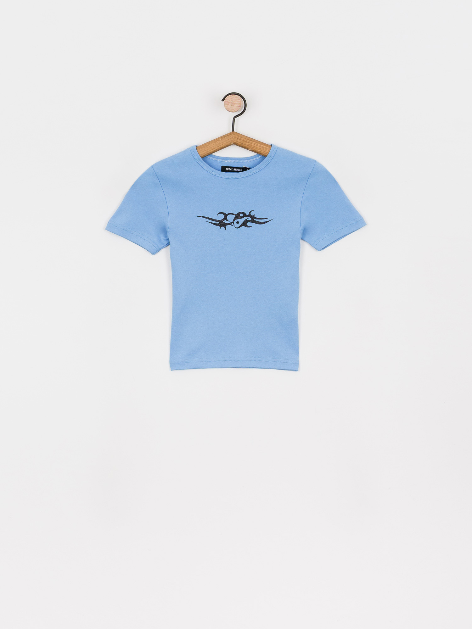 T-shirt Local Heroes Tribal Yin Yang Slim Fit Wmn (blue)