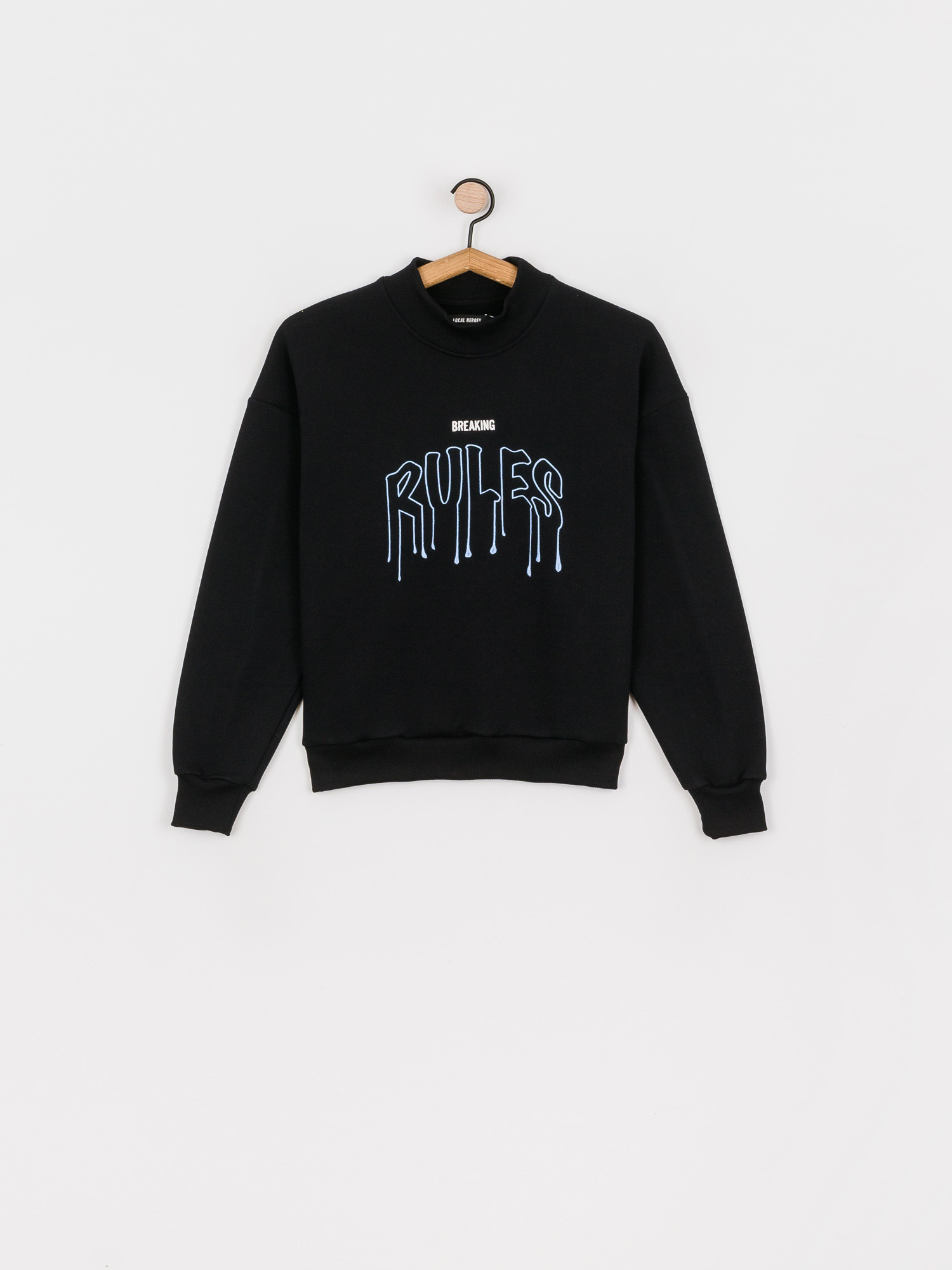 Bluza Local Heroes Breaking Rules Turtleneck Wmn (black)