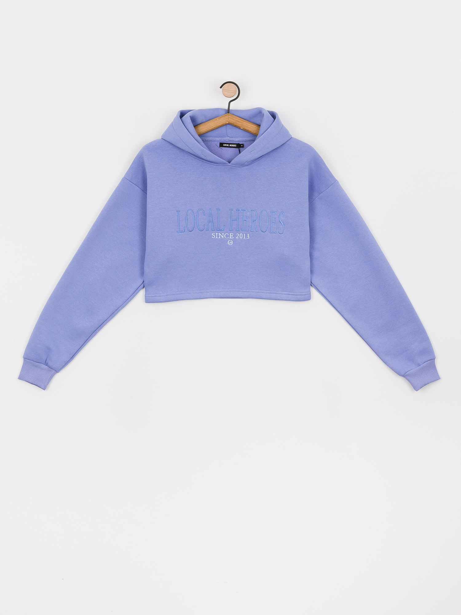 Bluza z kapturem Local Heroes Lh 2013 Cropped HD Wmn (violet)