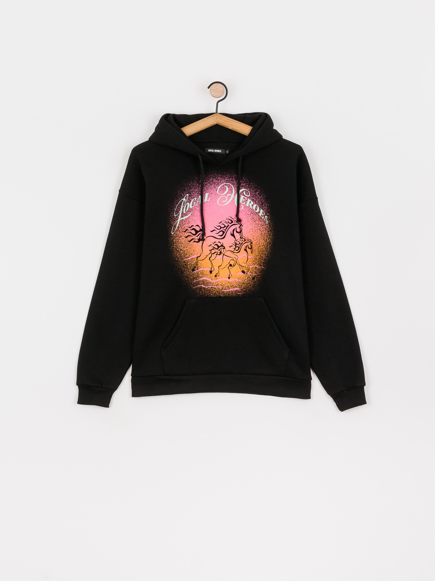 Bluza z kapturem Local Heroes Oversized HD Wmn (black)