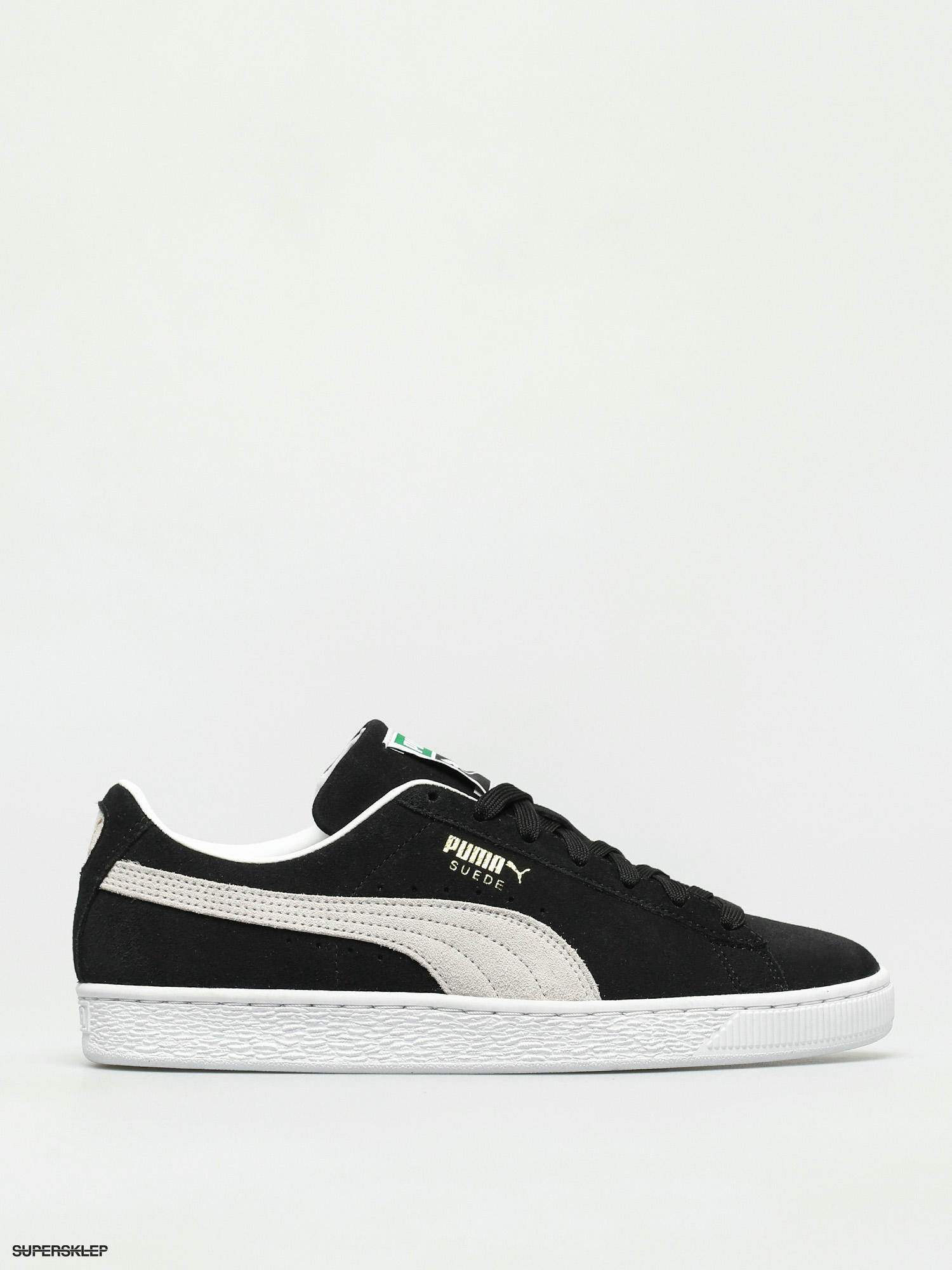 puma suede grey black