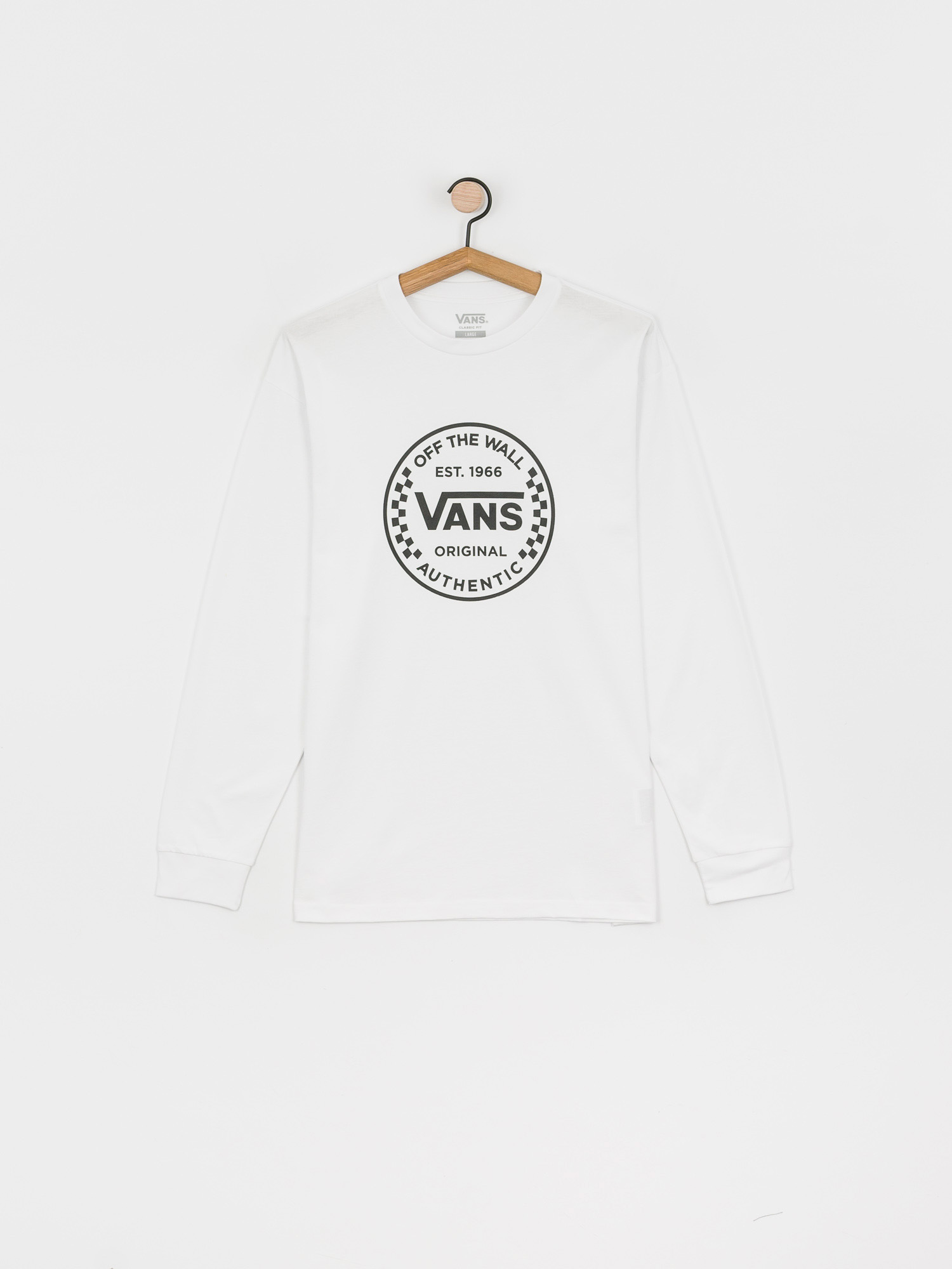 Longsleeve Vans Authentic Checker (white)