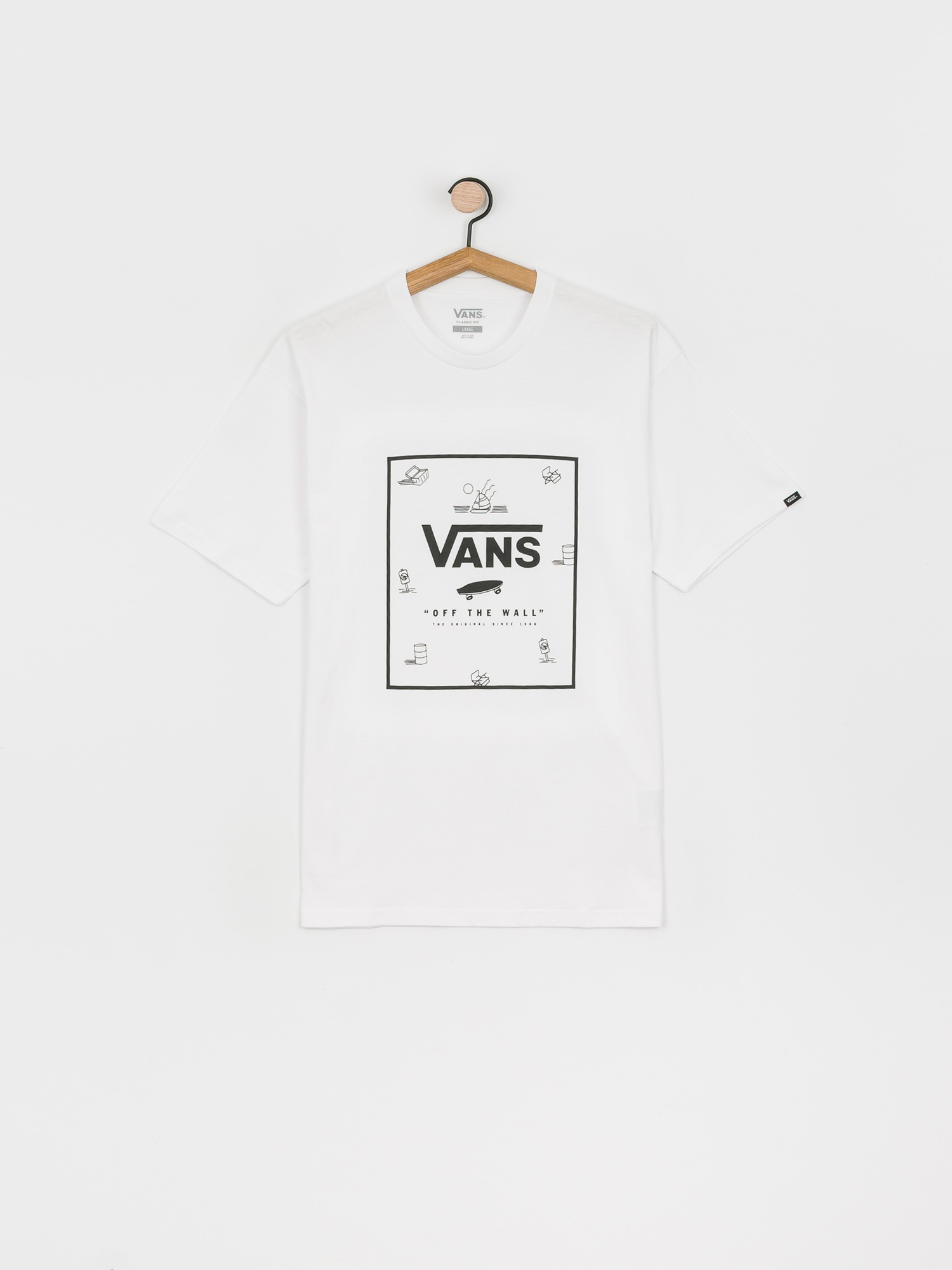 T-shirt Vans Classic Print Box (white/beach ditsy)