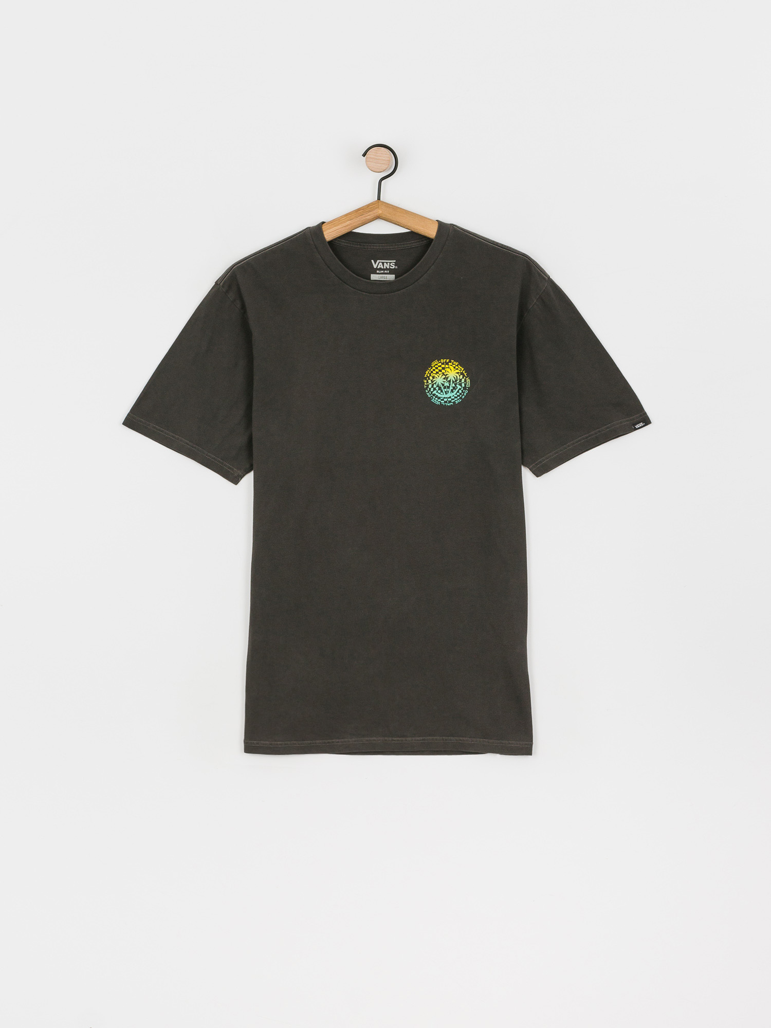 T-shirt Vans Vintage Checker Palms (black)