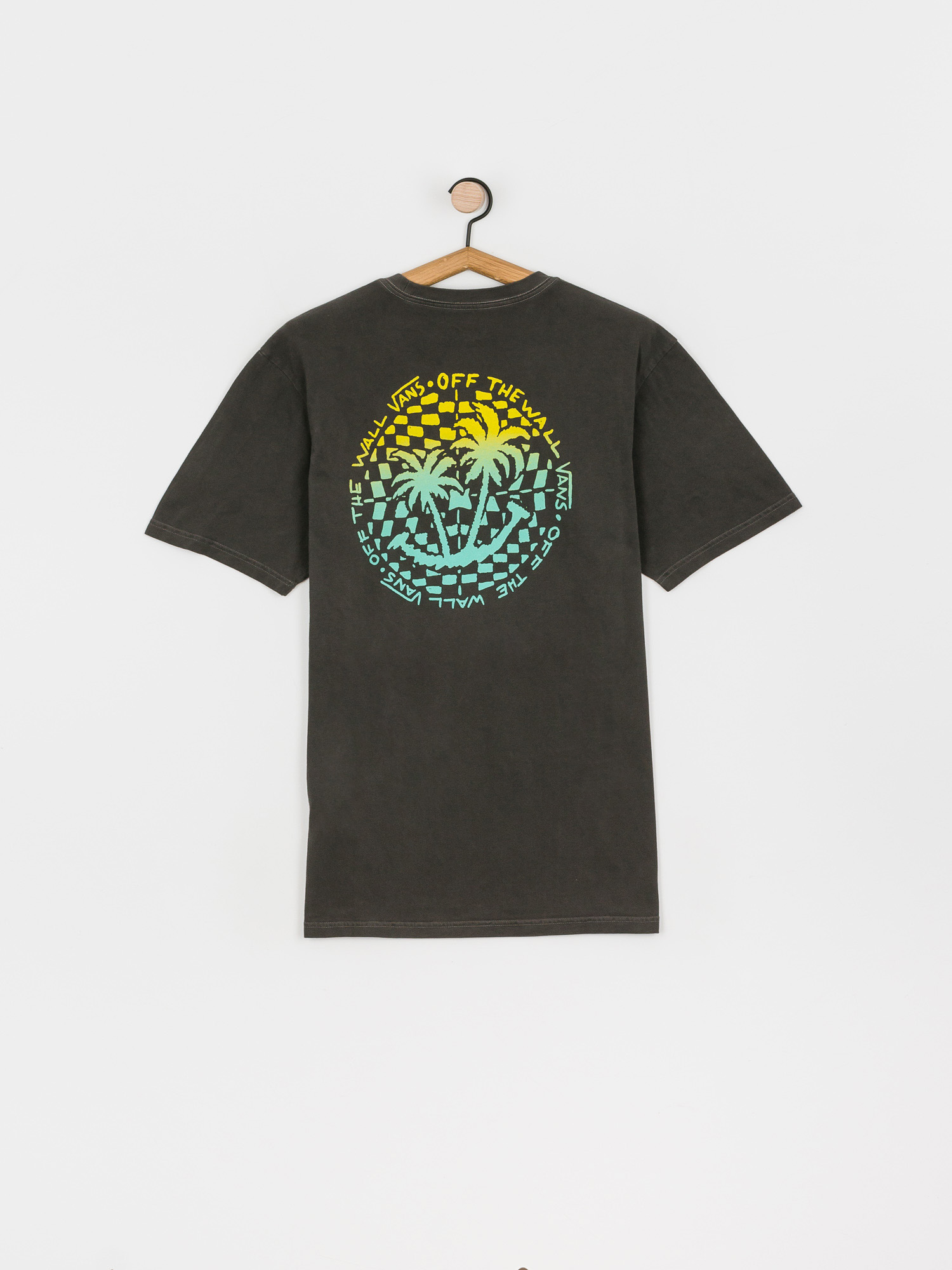 T-shirt Vans Vintage Checker Palms (black)
