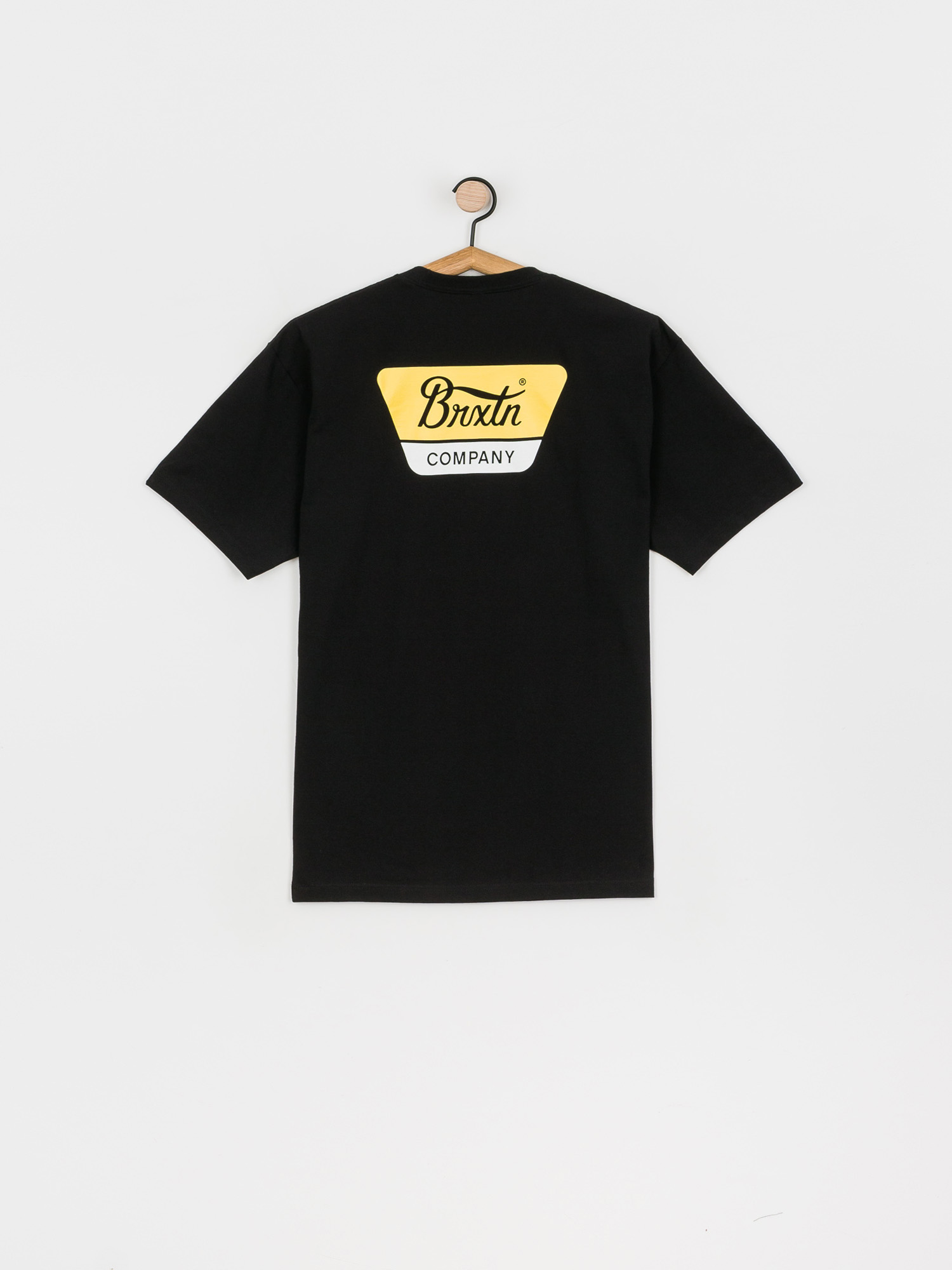 T-shirt Brixton Linwood Stt (black/yellow)