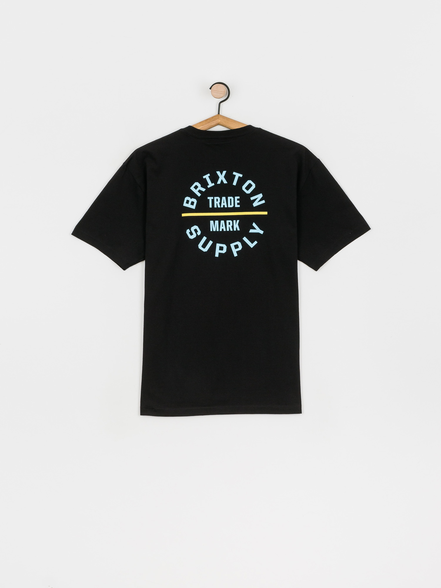 T-shirt Brixton Oath V Stt (black/light blue)