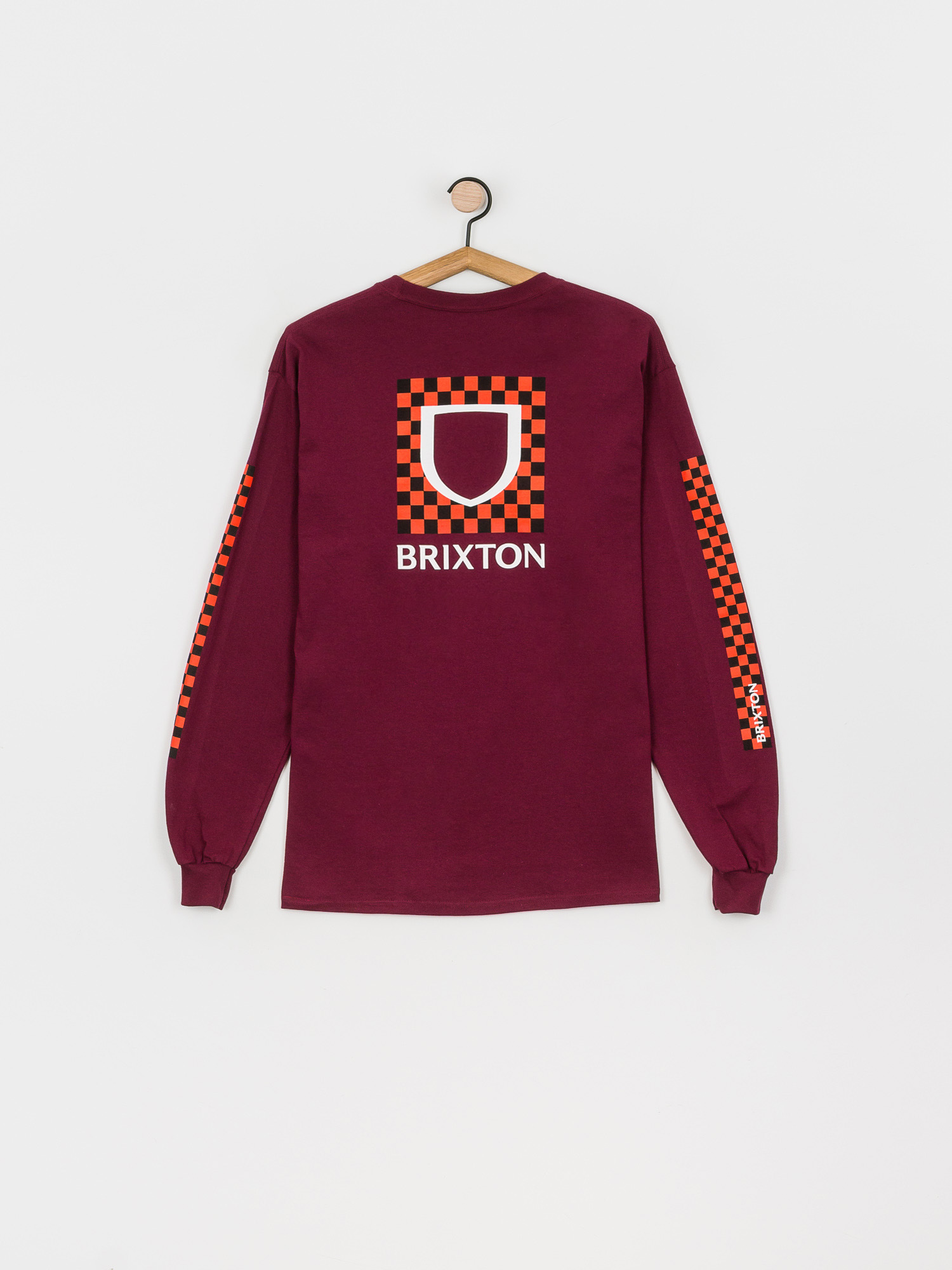 Longsleeve Brixton Beta Checkers Stt (cowhide)