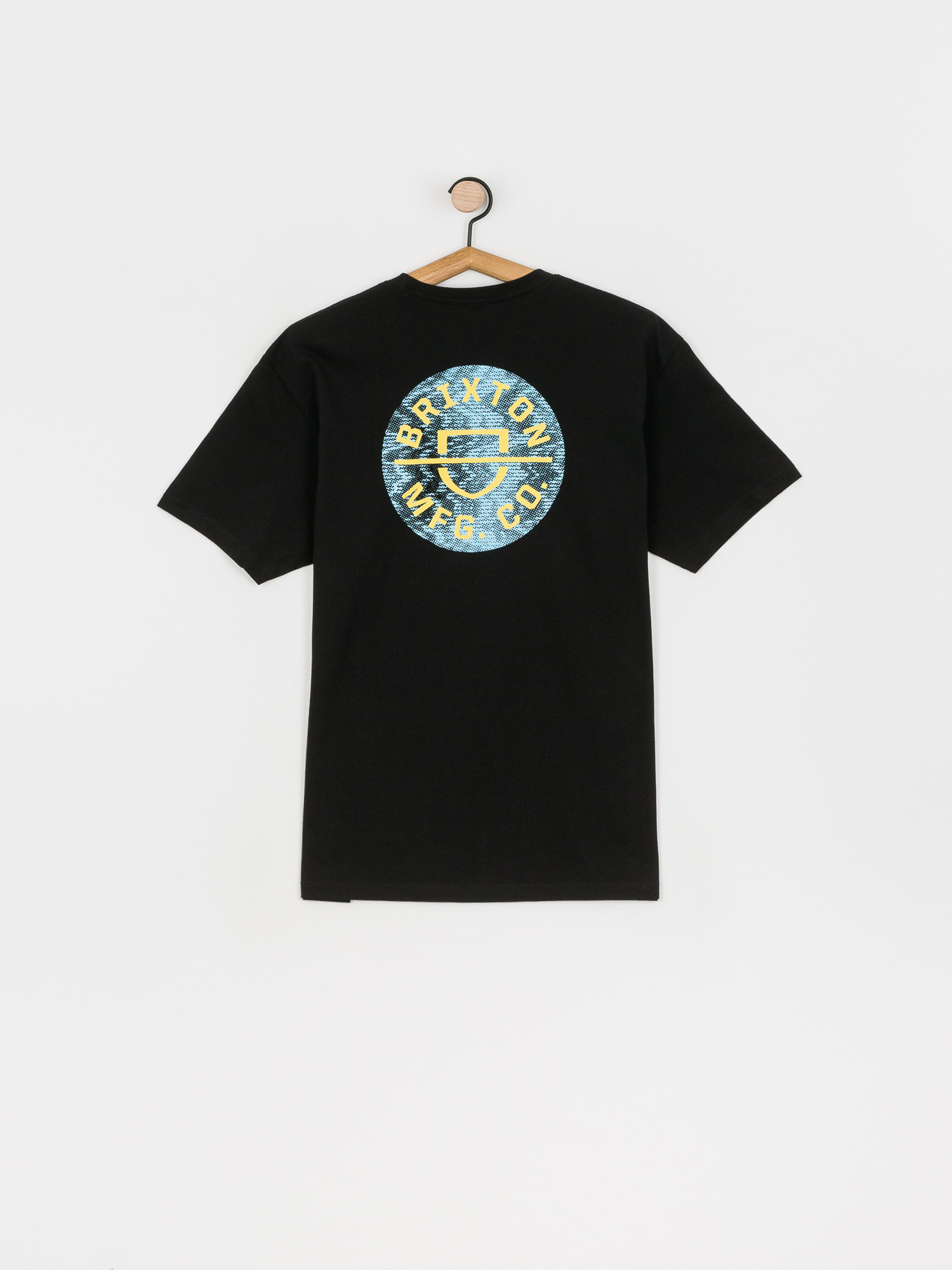 T-shirt Brixton Crest II Stt (black/yellow)