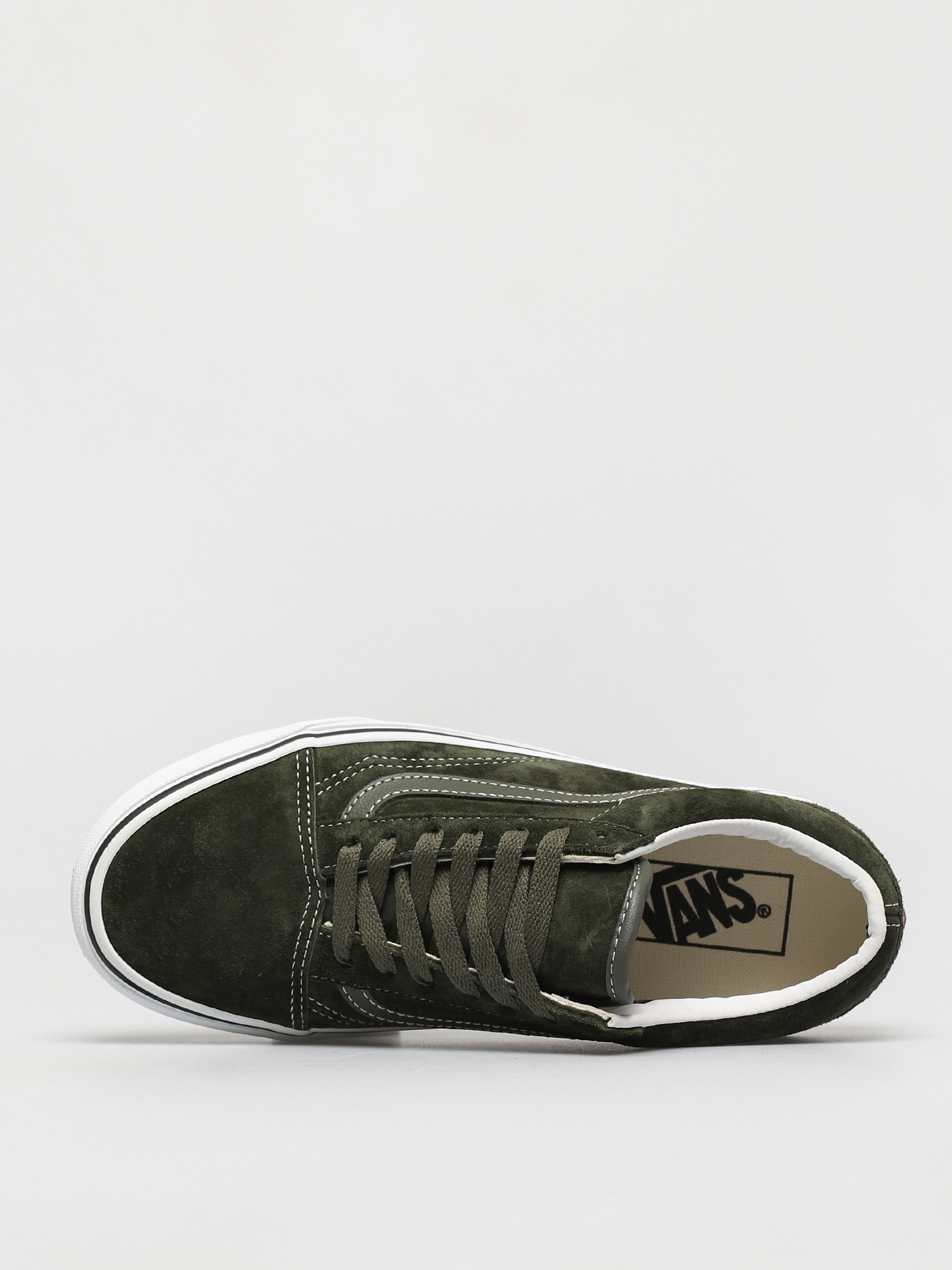 Buty Vans Old Skool (pig suede olive/true white)