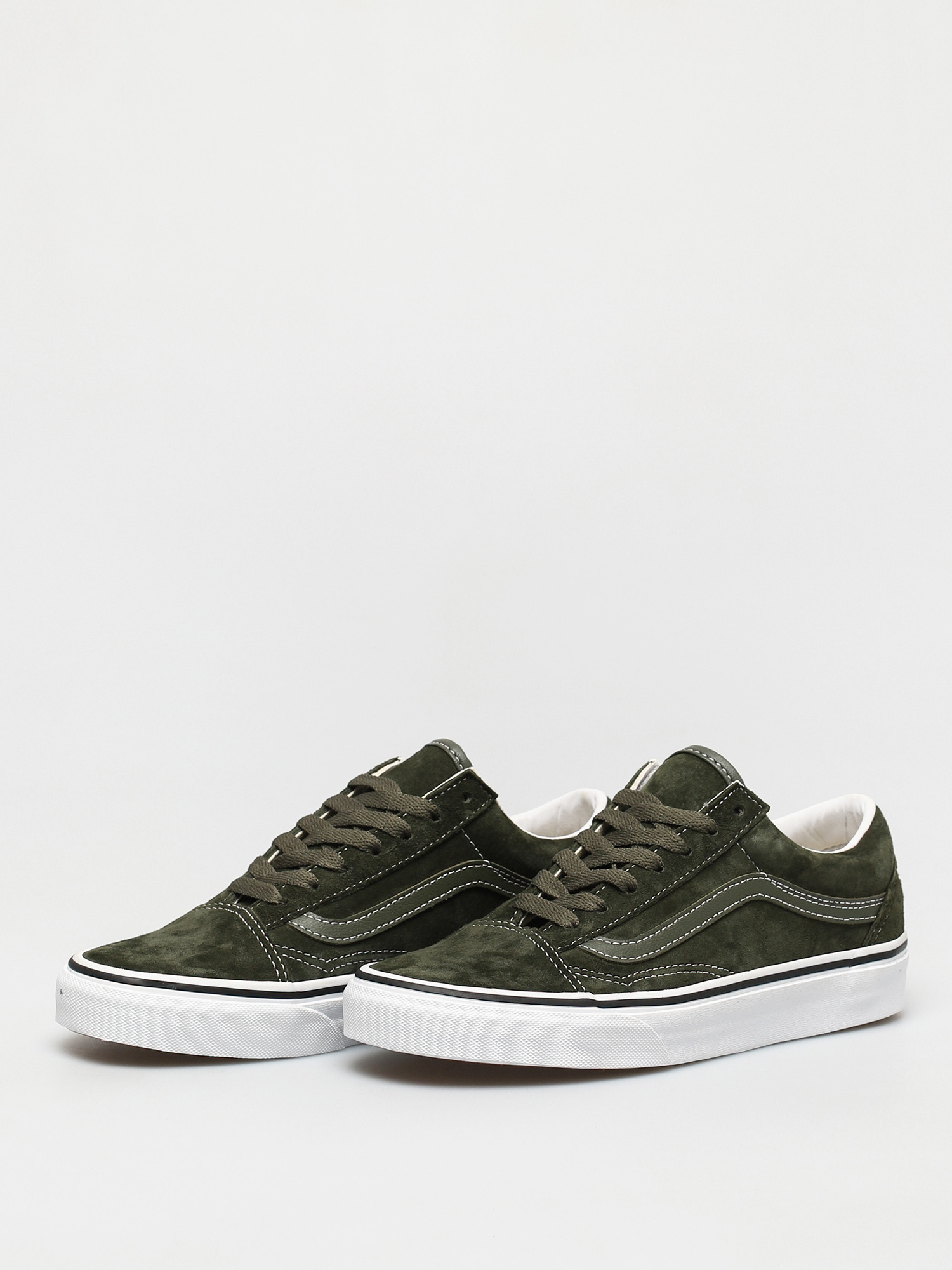 Buty Vans Old Skool (pig suede olive/true white)